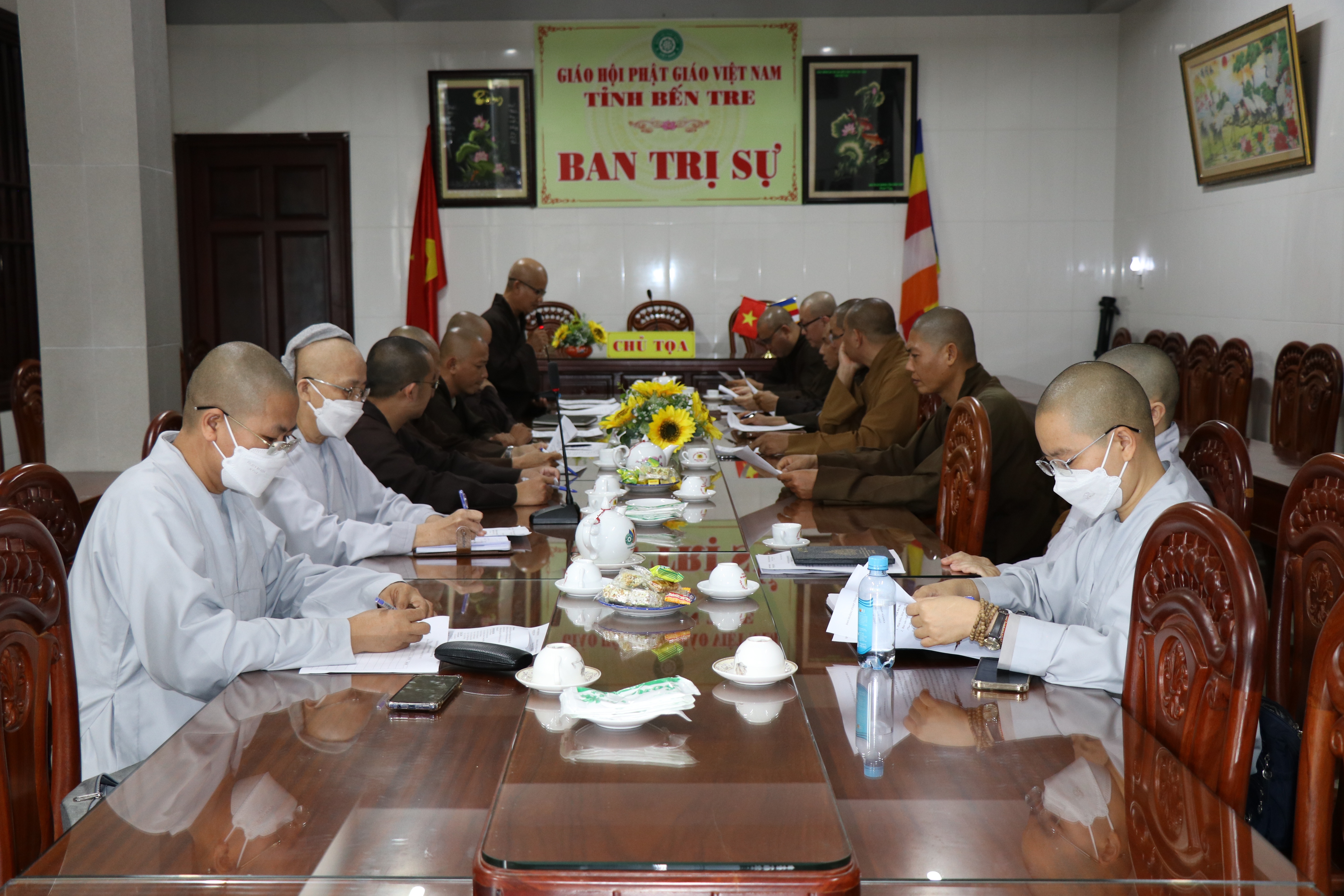 Bến Tre: Ban Hoằng pháp tỉnh họp phiên họp đầu tiên của nhiệm kỳ 2022-2027 và triển khai công tác Phật sự sắp tới