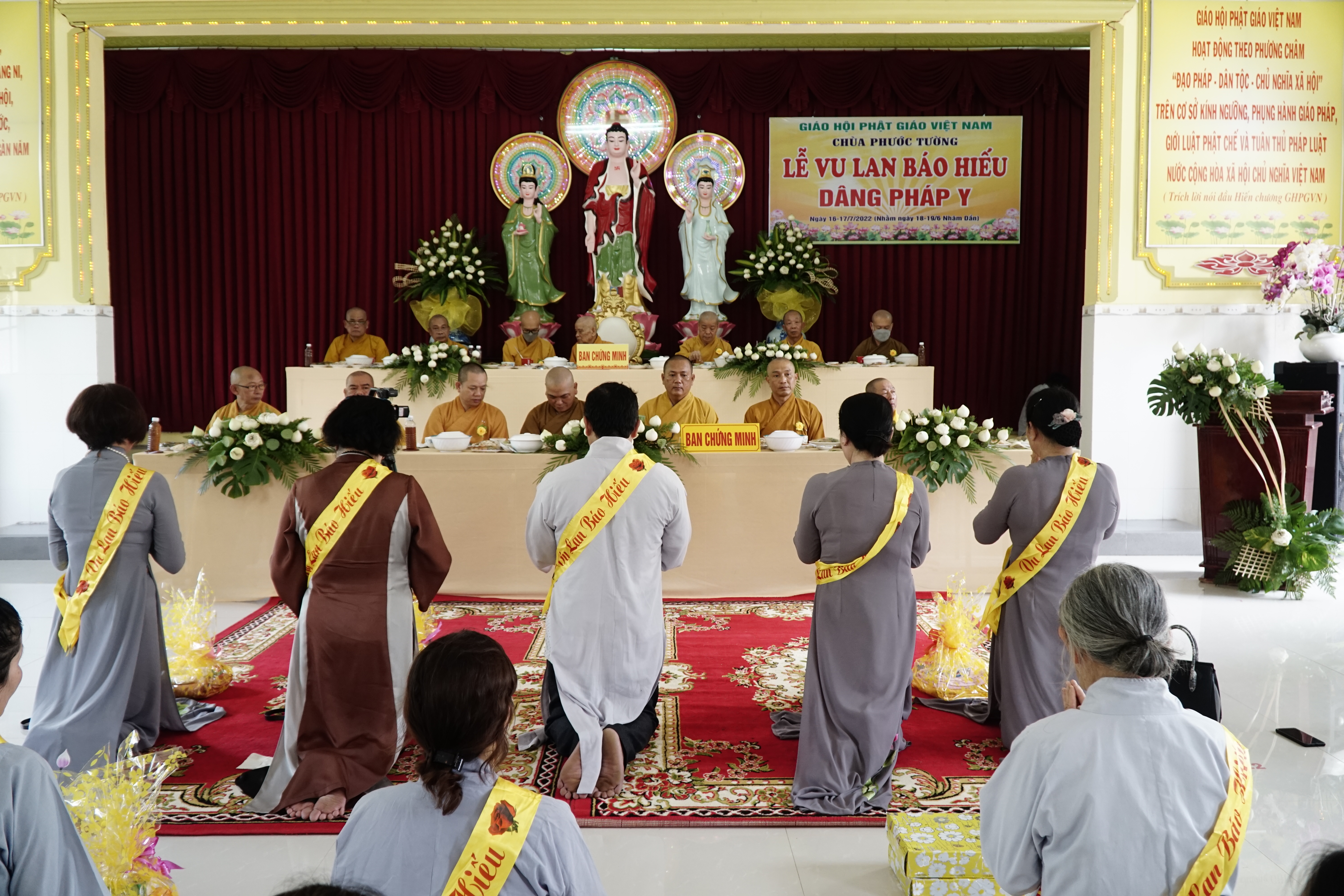 Trà Vinh: Chùa Phước Tường trang nghiêm cử hành Đại lễ Vu lan và Dâng cúng Pháp y