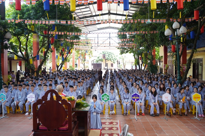 Hà Nội: Khai mạc khóa tu tuổi trẻ lần thứ X tại chùa Bằng với chủ đề “Theo Phật, con hạnh phúc”