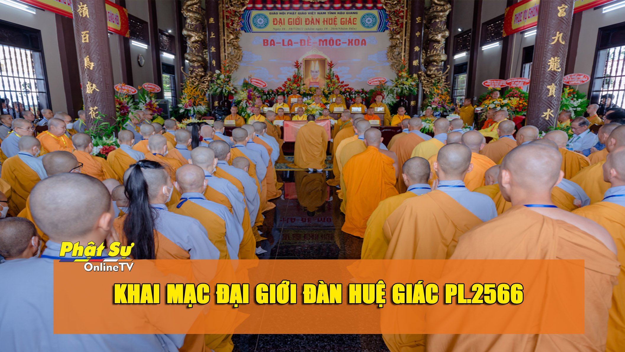 [Video] HẬU GIANG: ĐẠI GIỚI ĐÀN HUỆ GIÁC CHÍNH THỨC KHAI MẠC