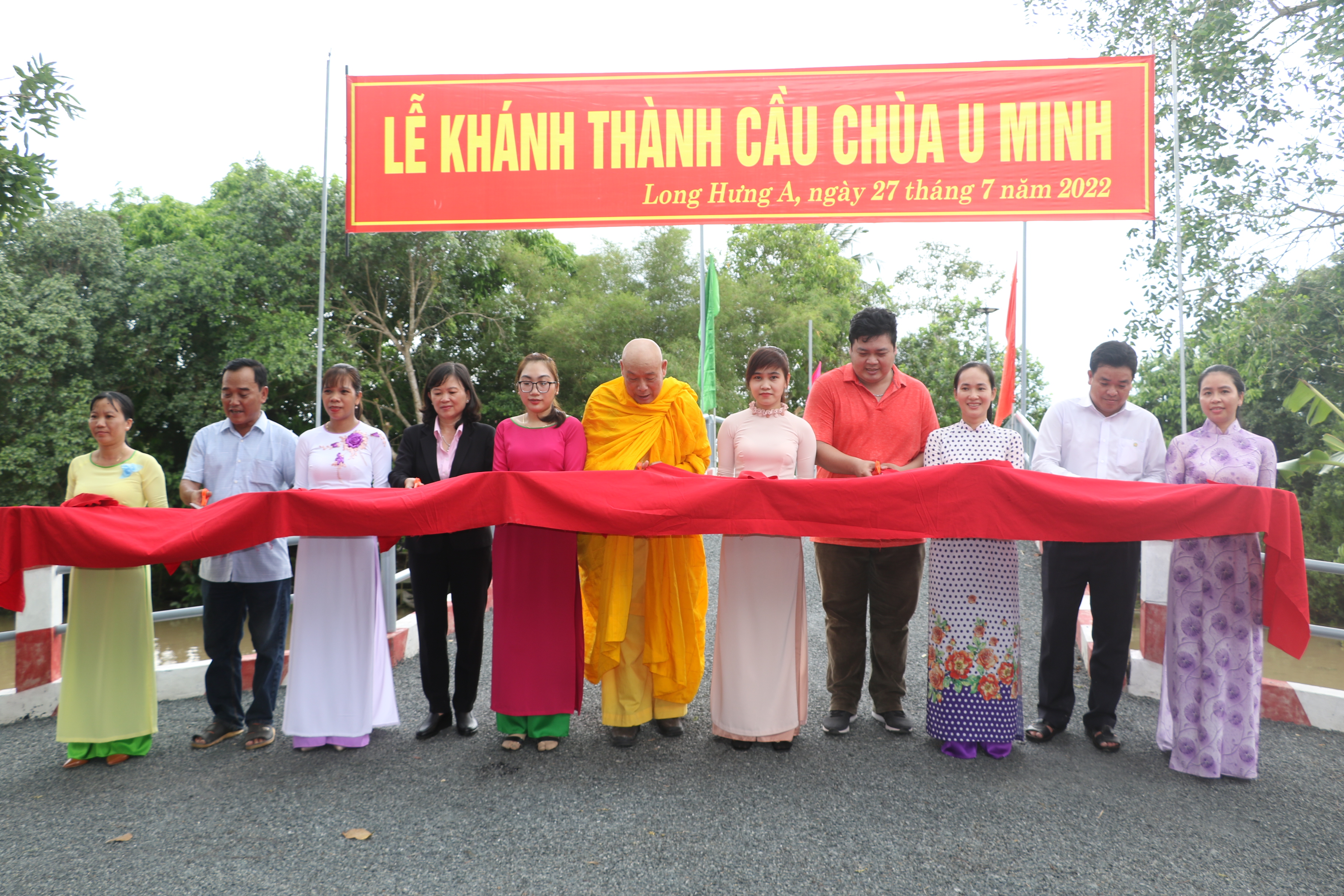 Đồng Tháp: Khánh thành cầu Chùa U Minh – huyện Lấp Vò