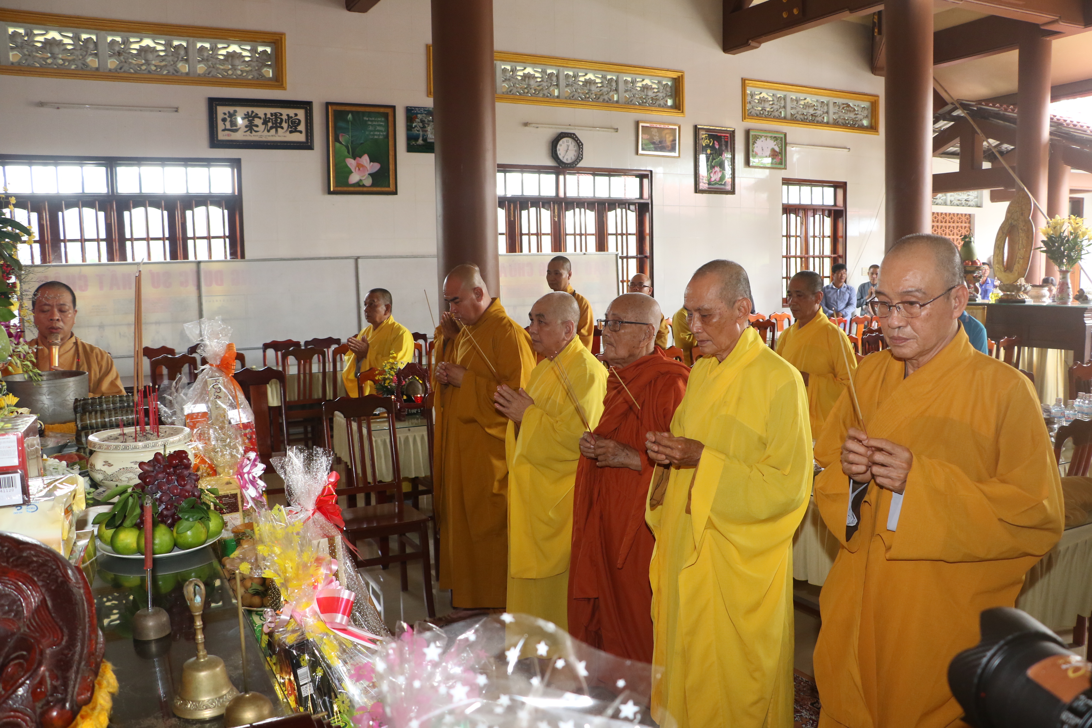 Đồng Tháp: Lễ Huý kỵ Tổ khai sơn chùa Phước Đức