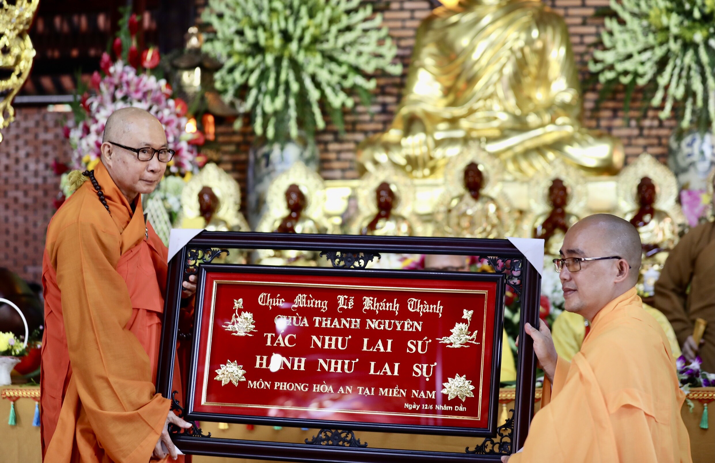BR-VT: Chùa Thanh Nguyên trang nghiêm tổ chức đại lễ Khánh tạ Tam Bảo và an vị Kim thân Bồ tát Quán Thế Âm