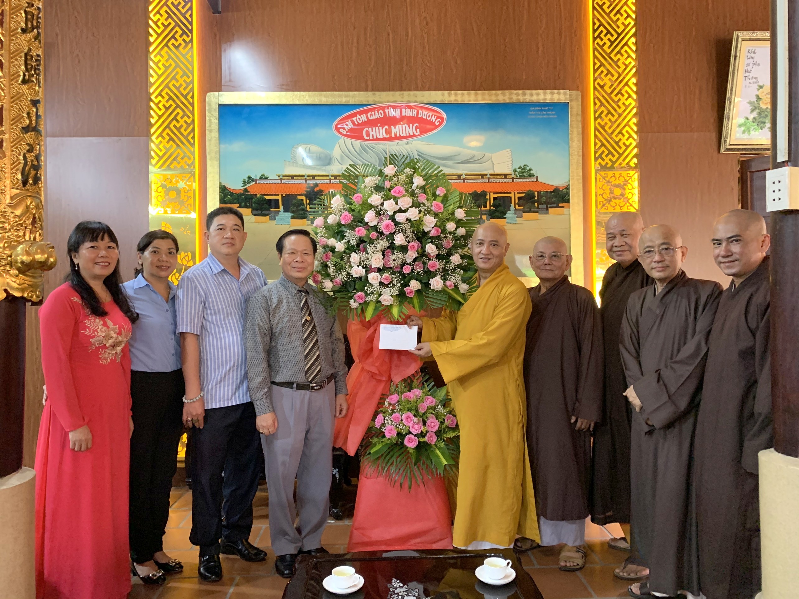 Bình Dương: Ban Tôn giáo tỉnh thăm Trường hạ Phật giáo nhân khóa An cư Kiết hạ Phật lịch 2566 - Dương lịch 2022