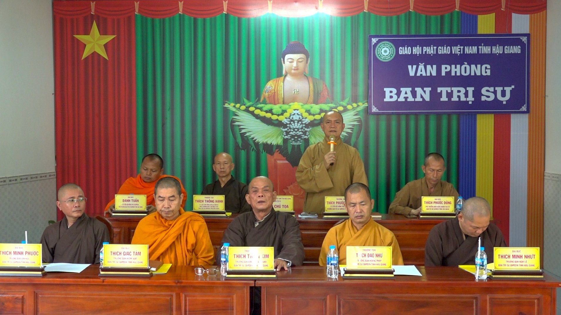 Hậu Giang: Thường trực Ban Trị sự Phật giáo tỉnh họp định kỳ