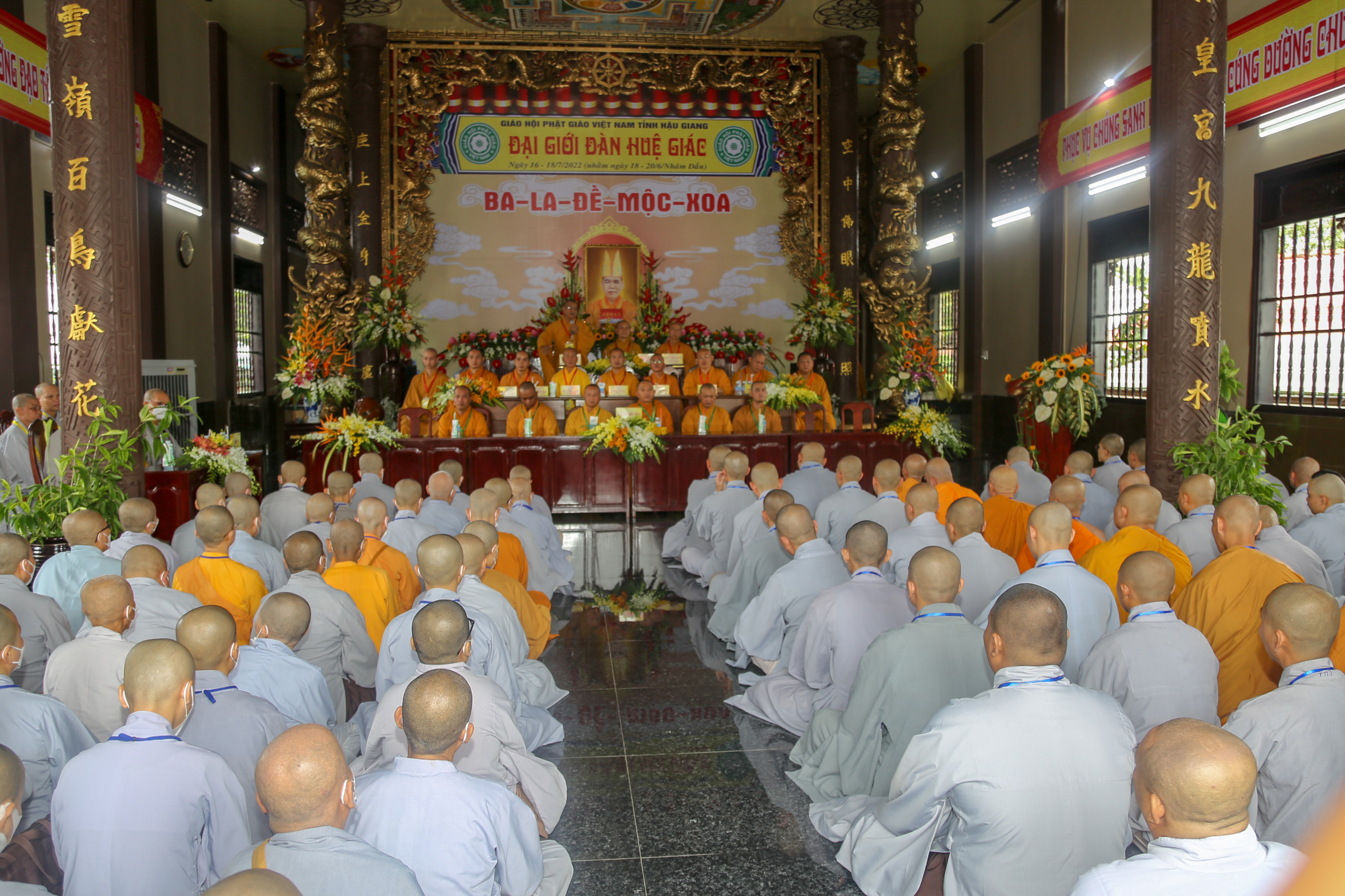 Hậu Giang: Đại Giới đàn Huệ Giác PL. 2566 thi khảo hạch giới tử