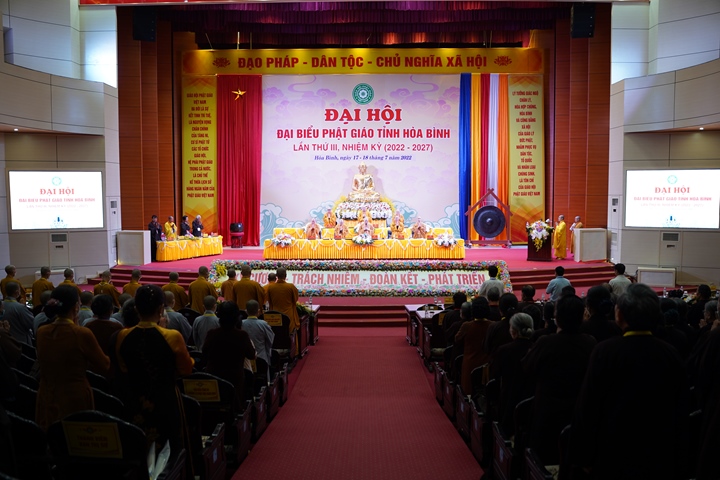 Hòa Bình: Đại hội Đại biểu Phật giáo tỉnh lần thứ III khai mạc Phiên trù bị