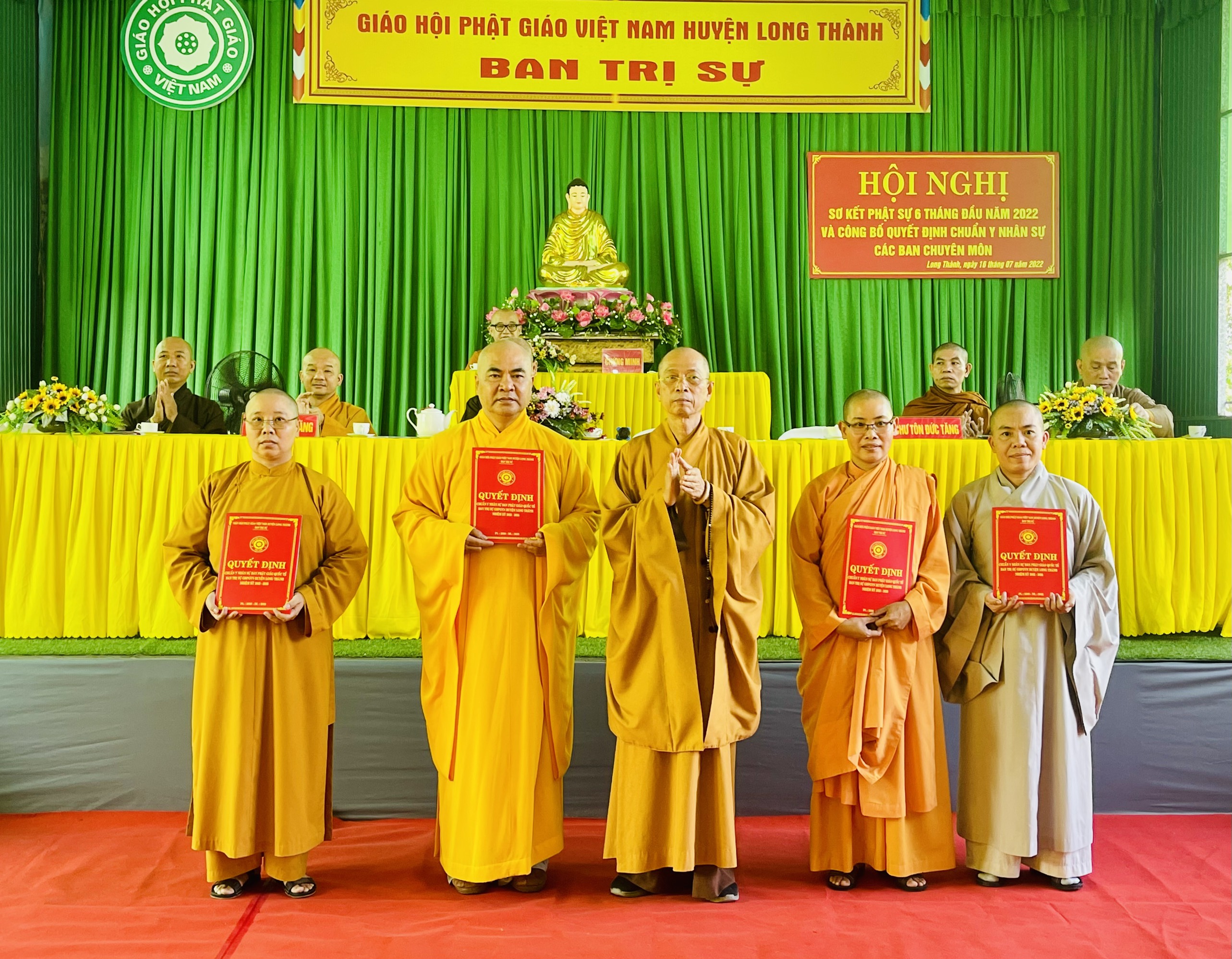 Đồng Nai: Ban Trị sự Phật giáo huyện Long Thành tổ chức Hội nghị Sơ kết Phật sự 6 tháng đầu năm