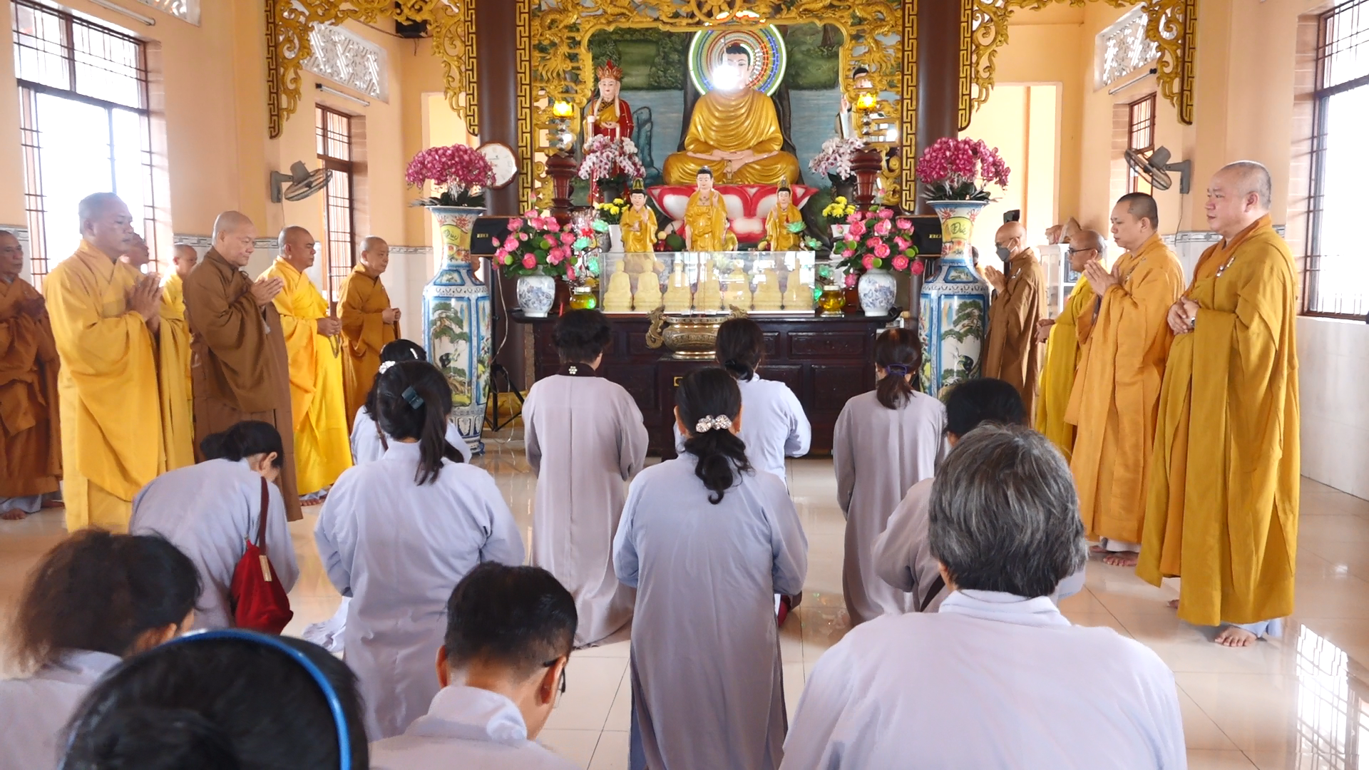 Trà Vinh: Chùa Phước Hòa trang nghiêm cử hành Đại lễ Vu lan Báo hiếu PL.2566