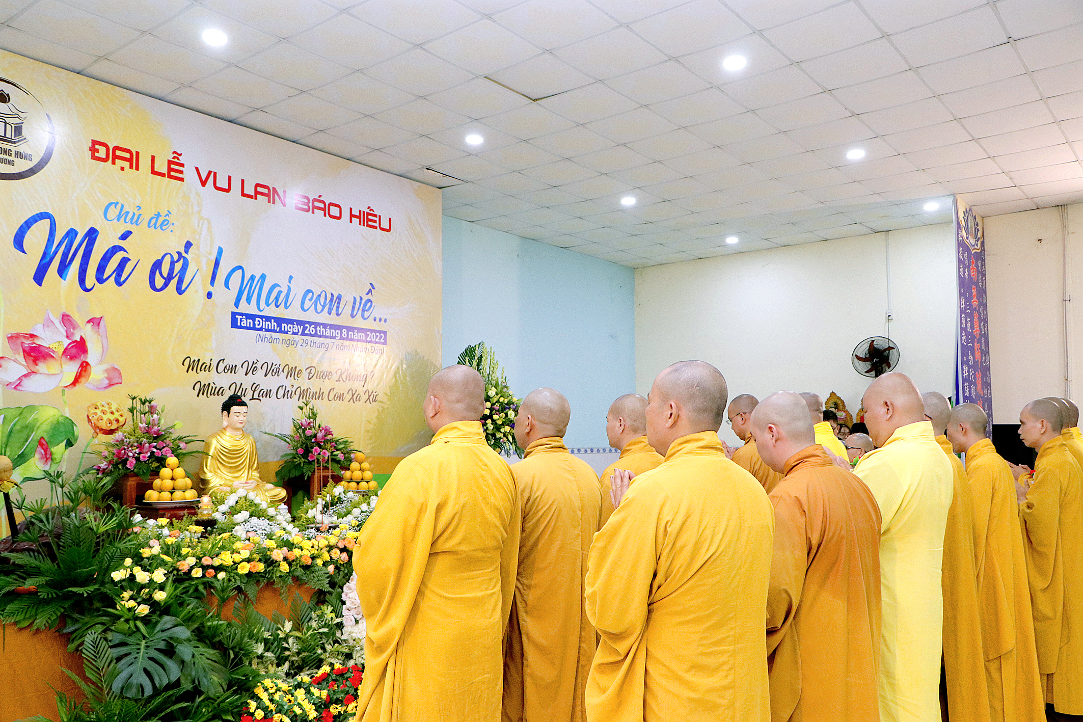 Bình Dương: Đại lễ Vu lan Báo hiếu với chủ đề “Má ơi! Mai con về…” tại chùa Tổ Đỉa Long Hưng