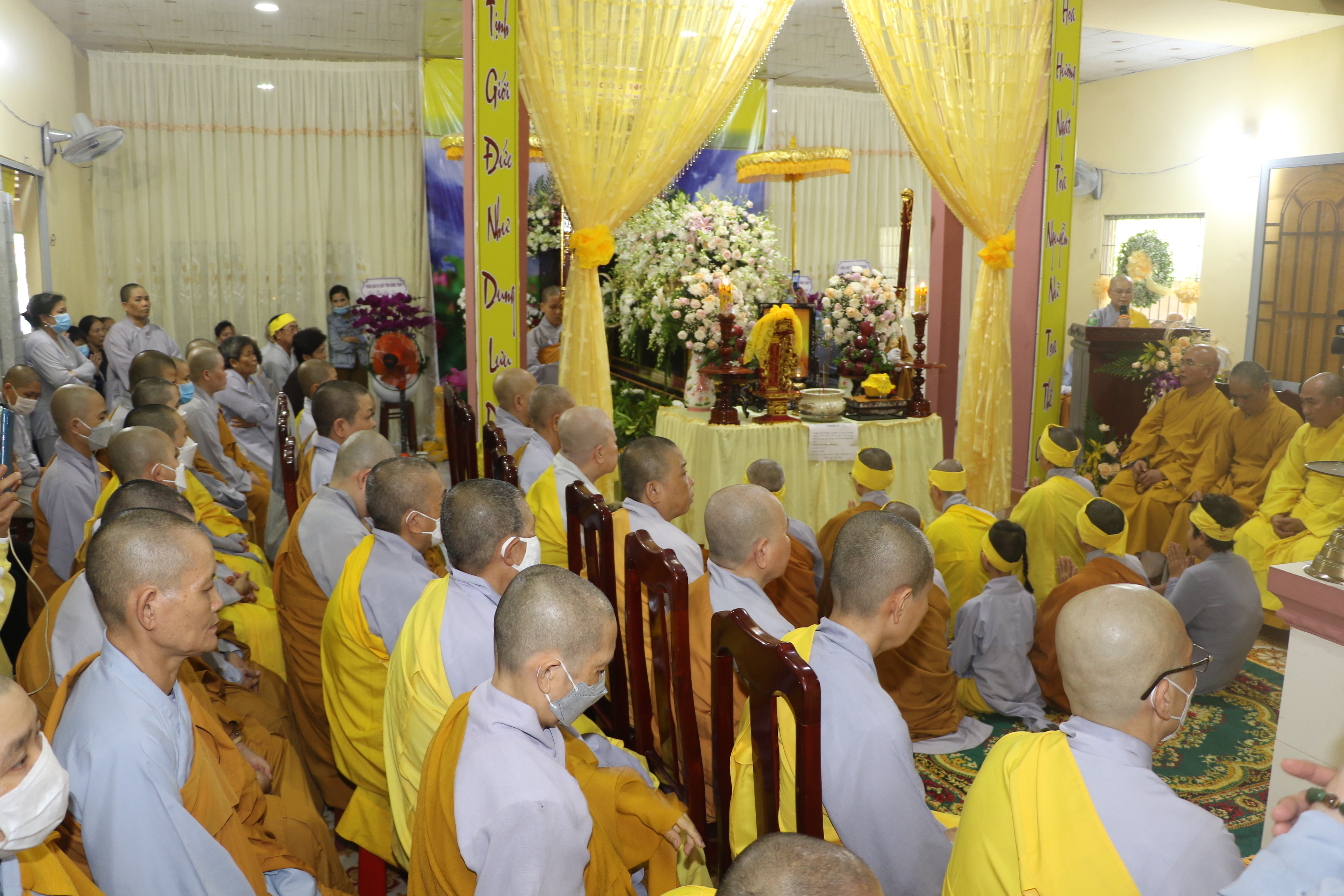 Đồng Tháp: Phụng tống kim quan cố Ni trưởng Thích nữ Như Dung nhập bảo tháp