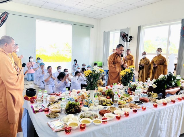 BR-VT: Chùa Liên Trì trang nghiêm tổ chức khóa lễ cầu siêu cho các vong linh tử vong trong đại dịch Covid-19 tại Bệnh viện Vũng Tàu