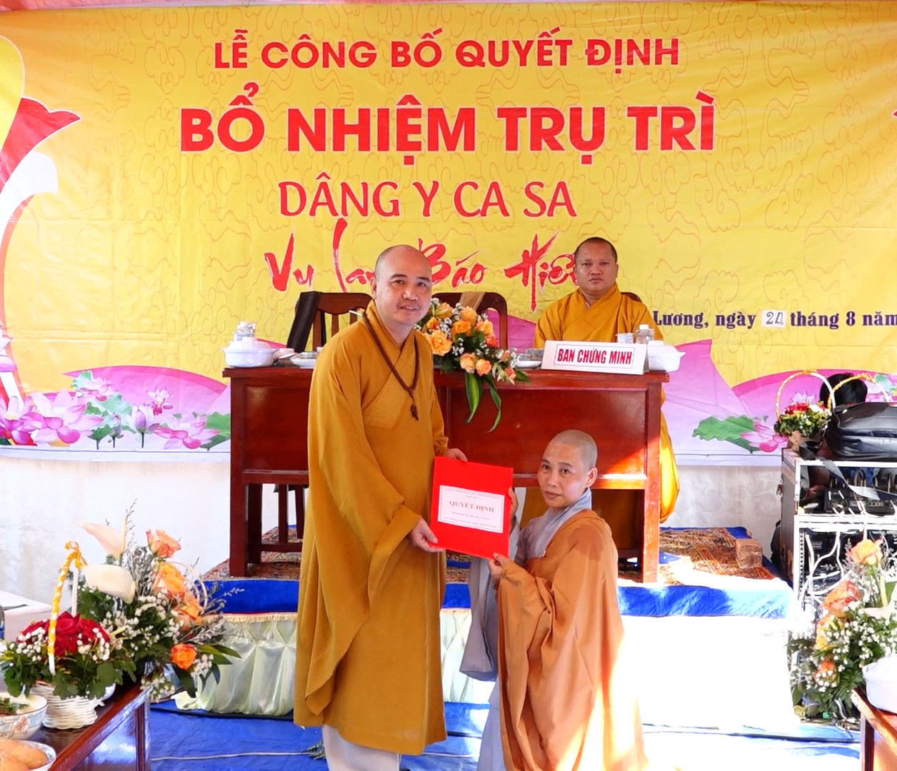 Kiên Giang: Trao quyết định bổ nhiệm trụ trì chùa Sơn Hải và Đại lễ Vu lan Báo hiếu PL.2566