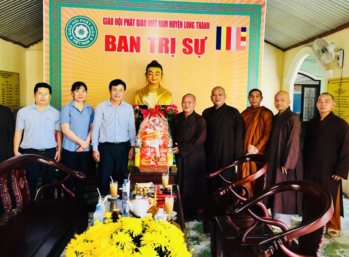 Đồng Nai: Lãnh đạo Ban Tôn giáo tỉnh thăm trường hạ Ban Trị sự Phật giáo huyện Long Thành