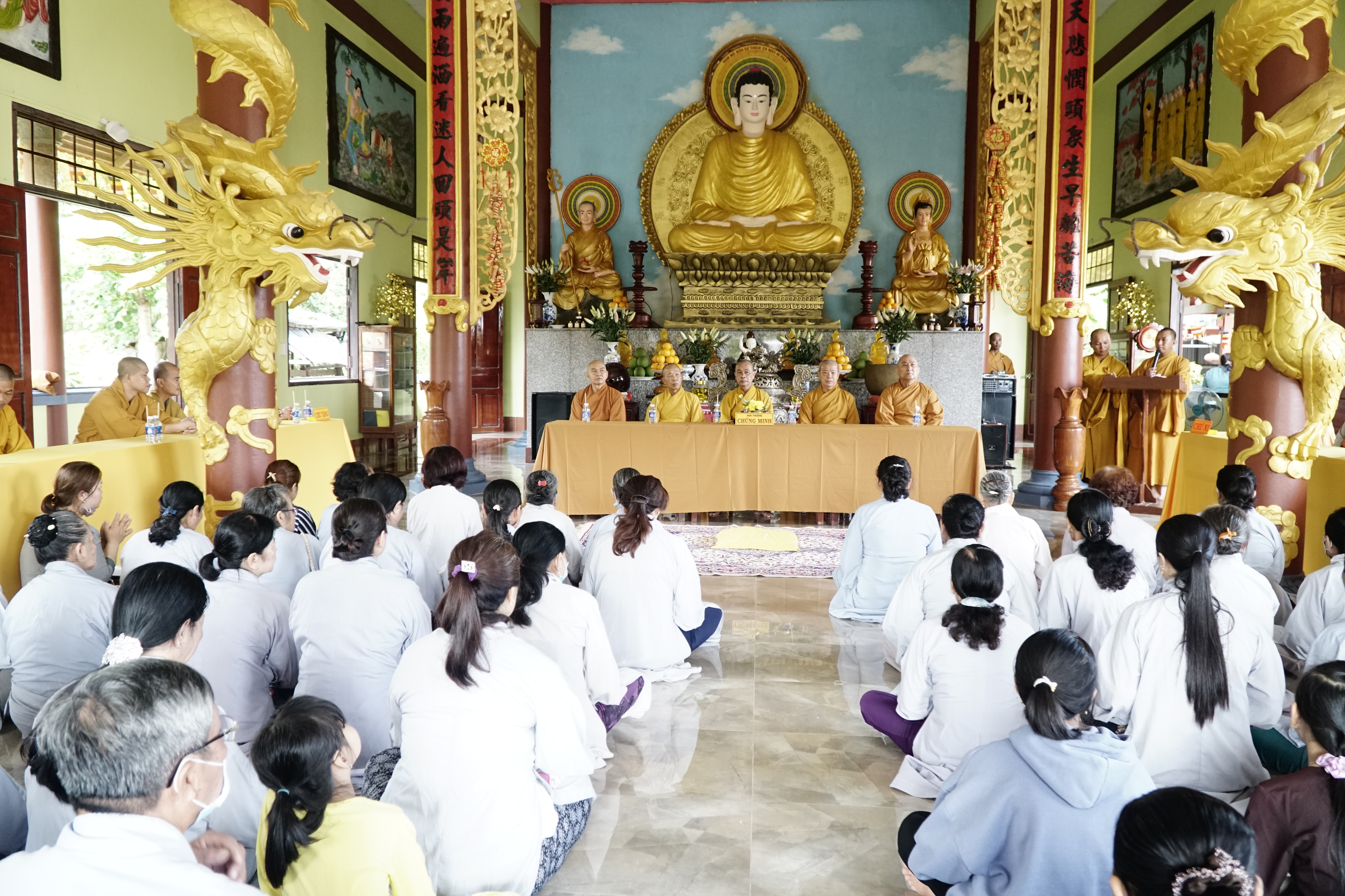 Trà Vinh: Đại lễ Vu lan Báo hiếu và dâng cúng Pháp y tại chùa Giác Long