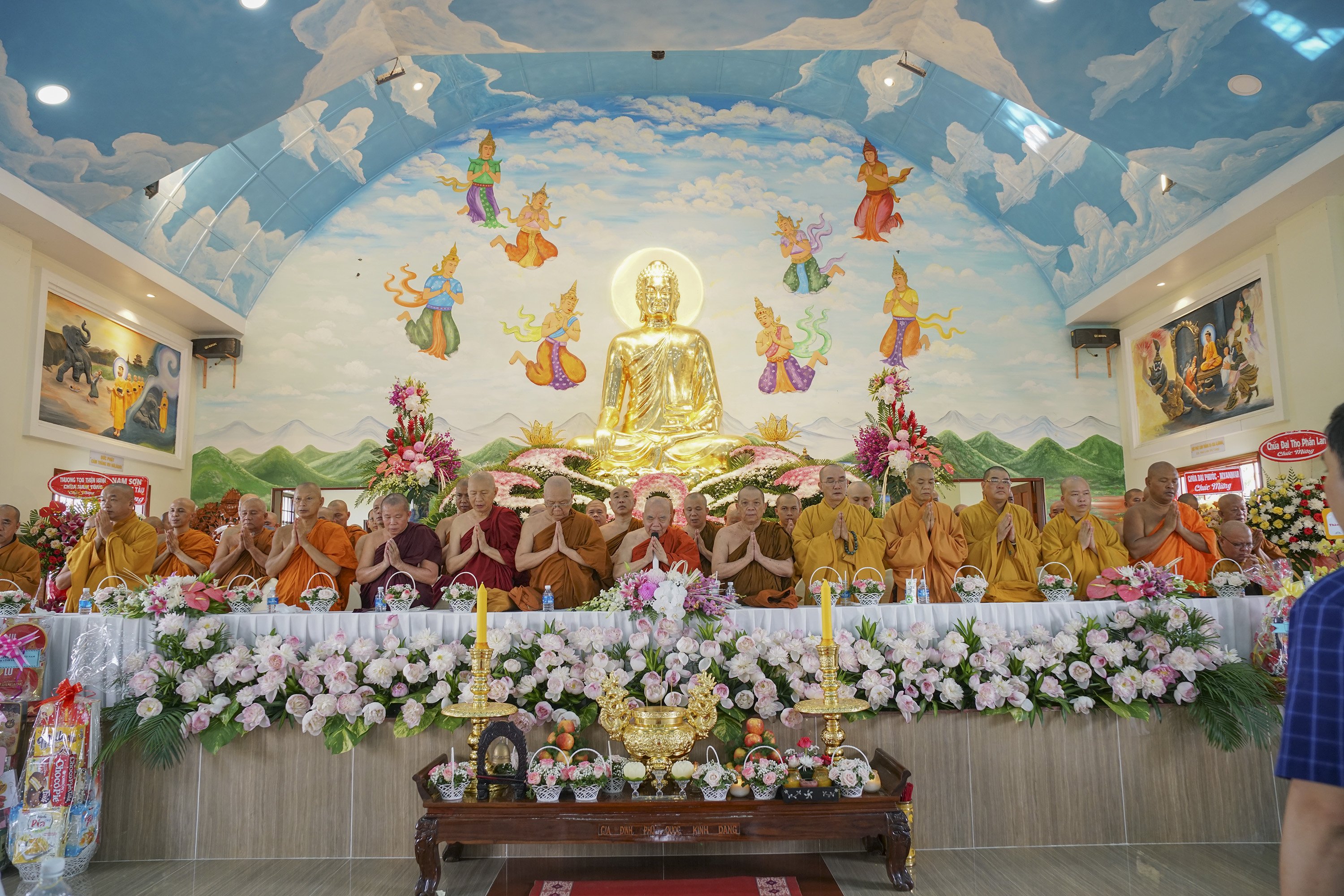 Vĩnh Long: Thiền viện Thiện Minh trang nghiêm lễ Lạc thành và Kiết giới Sima ngôi Chánh điện