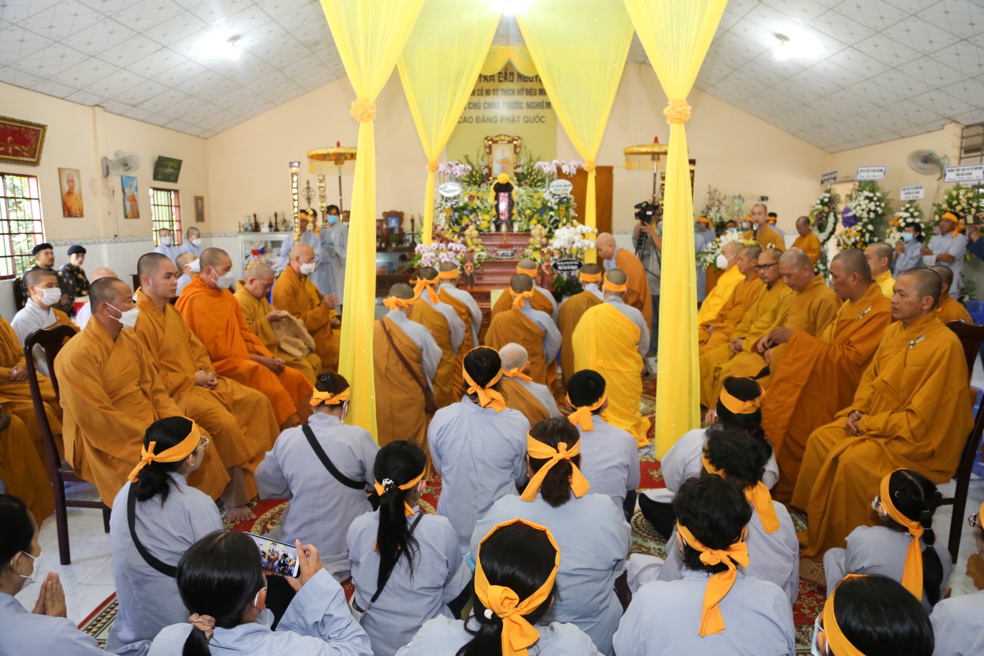 Hậu Giang: Lễ truy niệm và phụng tống kim quan Ni sư Thích Nữ Diệu Minh