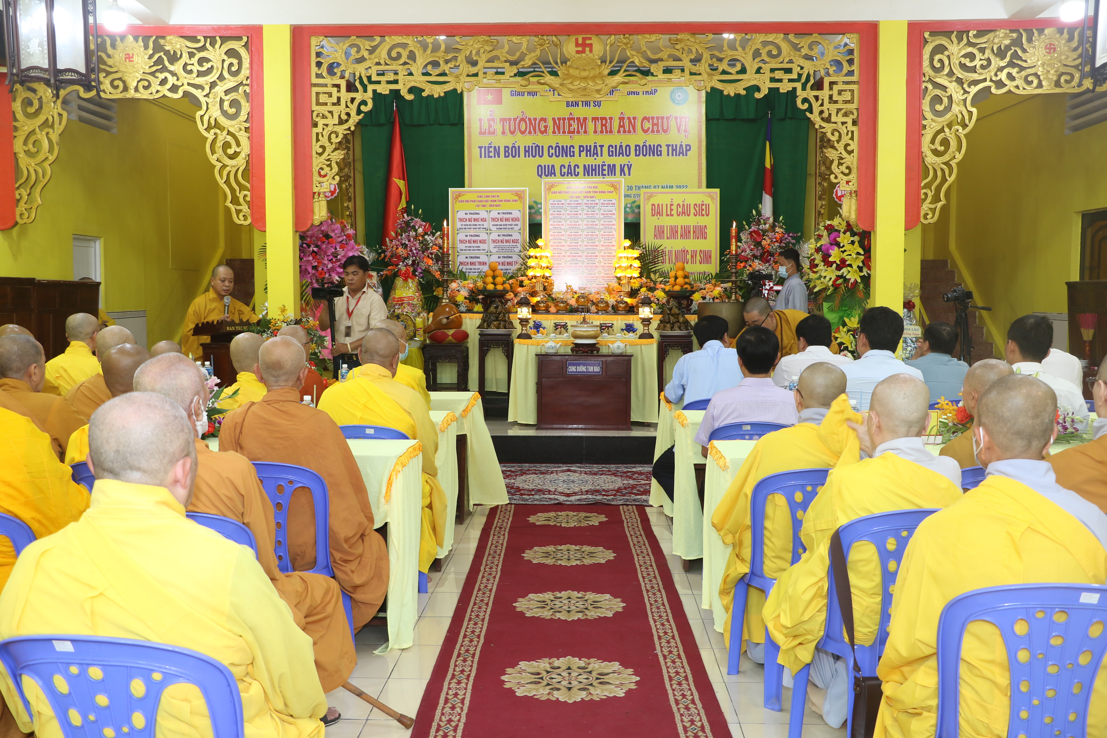 Lễ Tưởng niệm tri ân chư Tiền bối hữu công Phật giáo Đồng Tháp