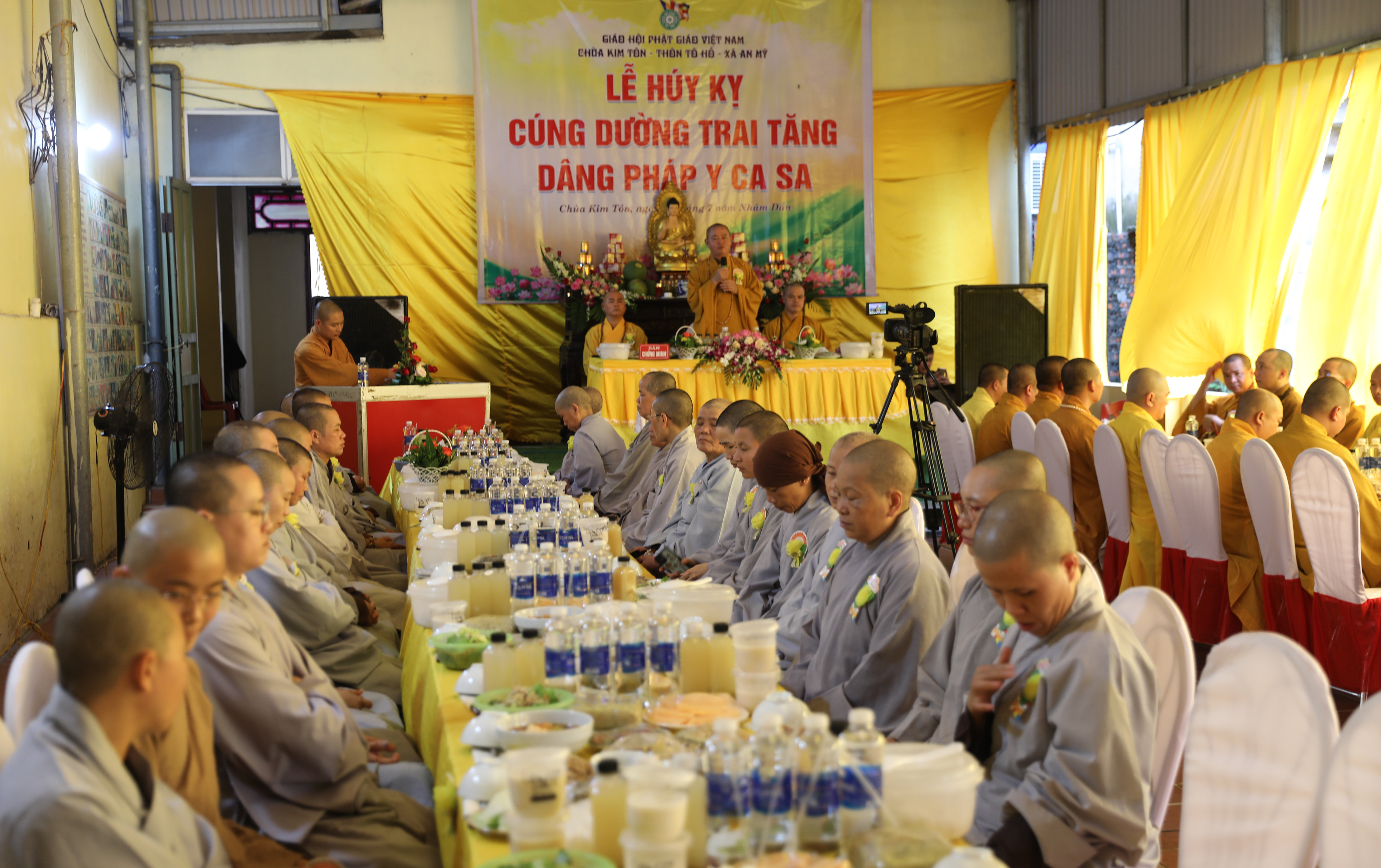 Thái Bình: Trang nghiêm lễ Húy kỵ Hòa thượng Tổ sư khai sơn chùa Kim Tôn nhân mùa Vu lan PL.2566