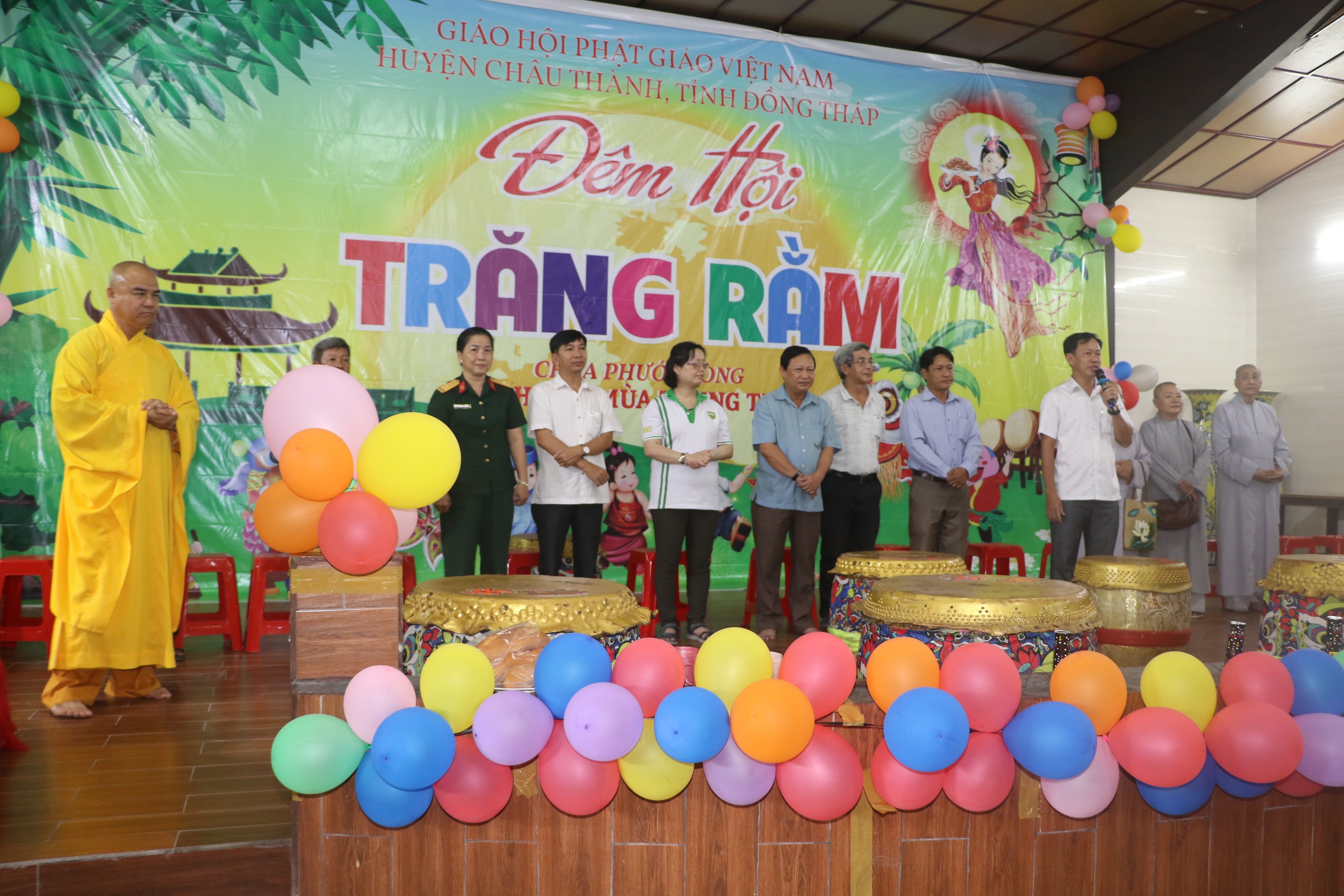 Đồng Tháp: Chùa Phước Long tổ chức “Đêm hội Trăng rằm” cho thiếu nhi