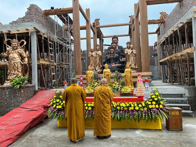 Hải Phòng: Lễ An vị long cốt Ngôi Đại hùng Bảo điện Tổ đình Thắng Phúc