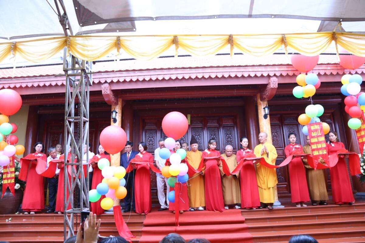 Hà Nam: Đại lễ khánh thành ngôi Tam Bảo chùa An Lạc