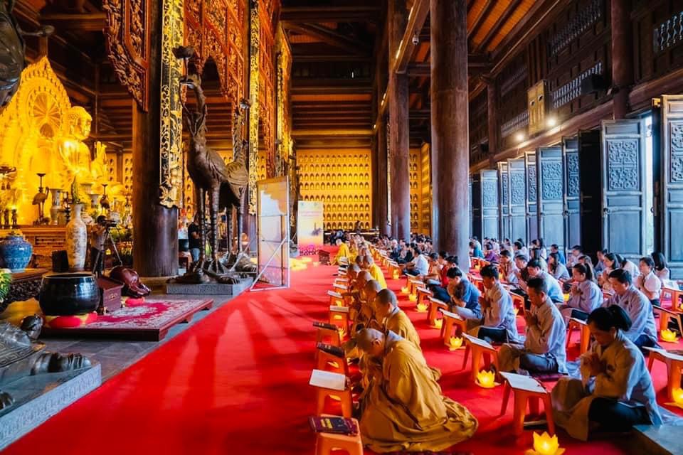 Ninh Bình: Lễ cầu nguyện hòa bình tại chùa Bái Đính