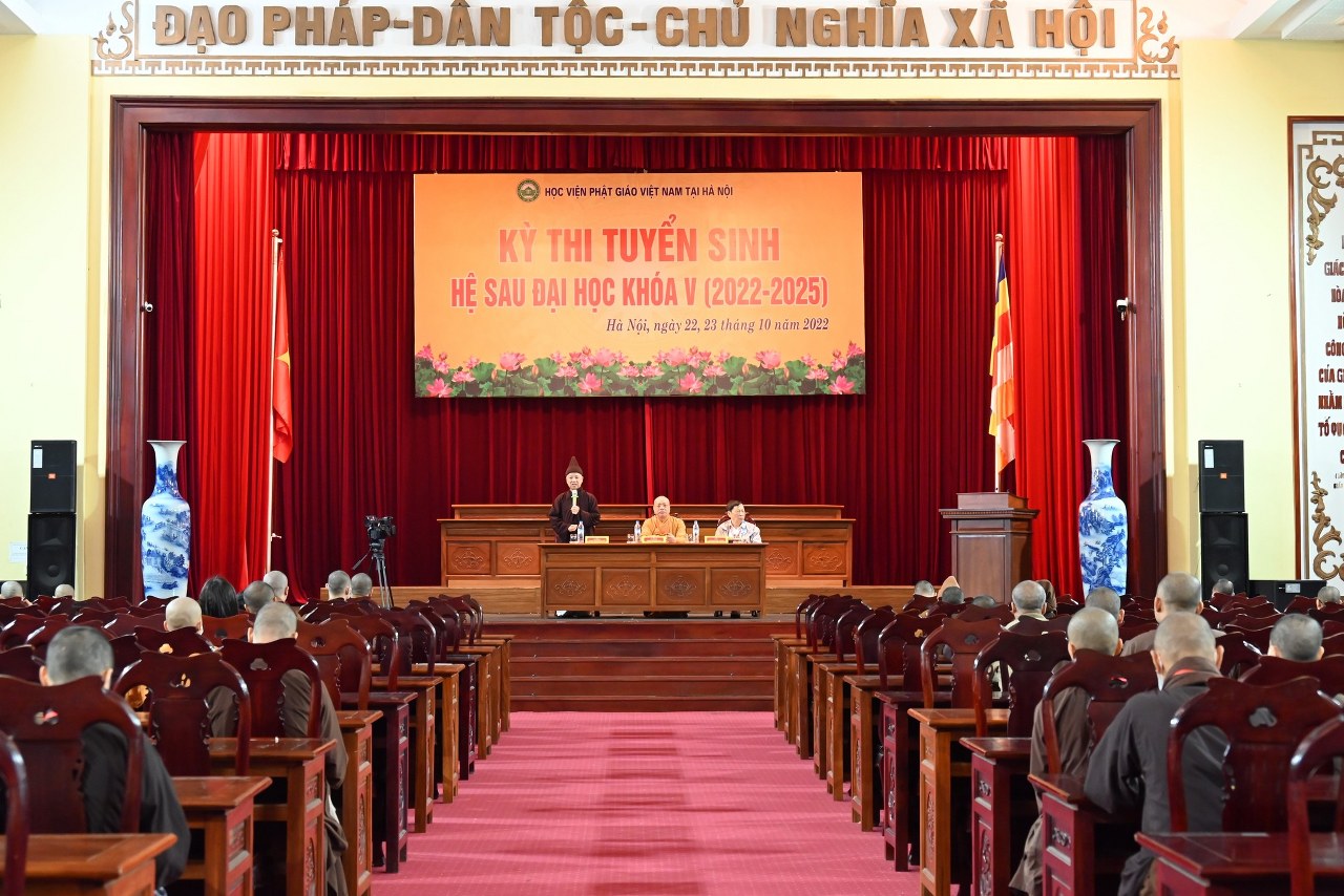 Hà Nội: Học viện PGVN tổ chức kỳ thi hệ Sau Đại học (khoá V) năm 2022