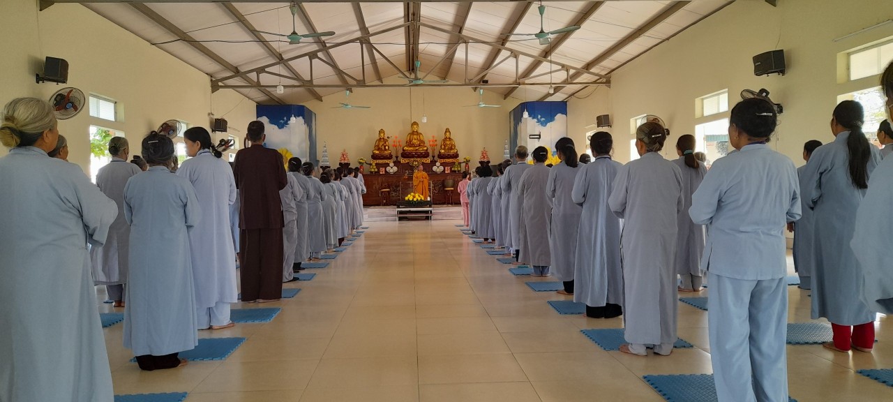 Thanh hóa: Khóa tu niệm Phật một ngày tại chùa Đống Cao