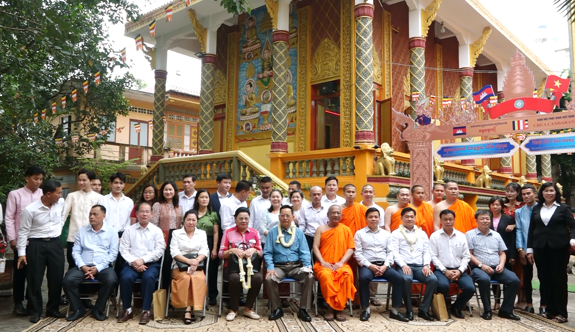 TP.HCM: Bộ trưởng Bộ Lễ nghi Tôn giáo Campuchia thăm chùa Candaraṅsī