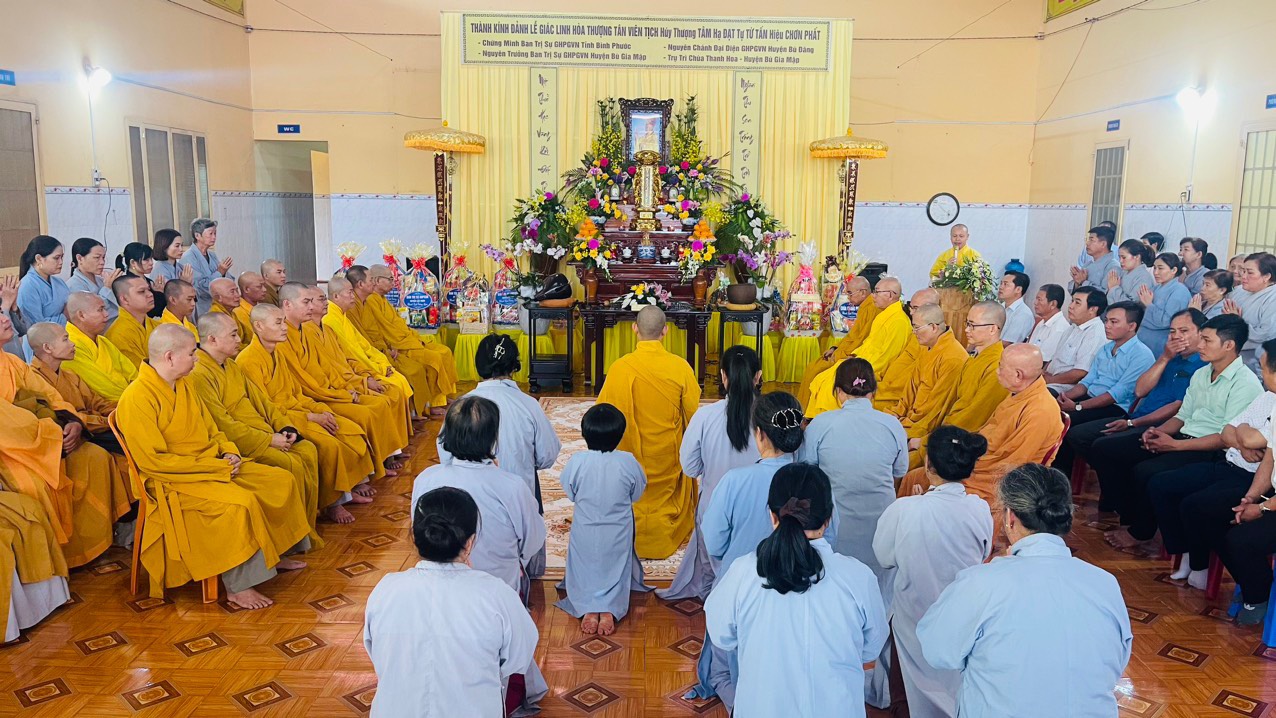 Bình Phước: Lễ Chung thất cố Hoà thượng Thích Từ Tấn