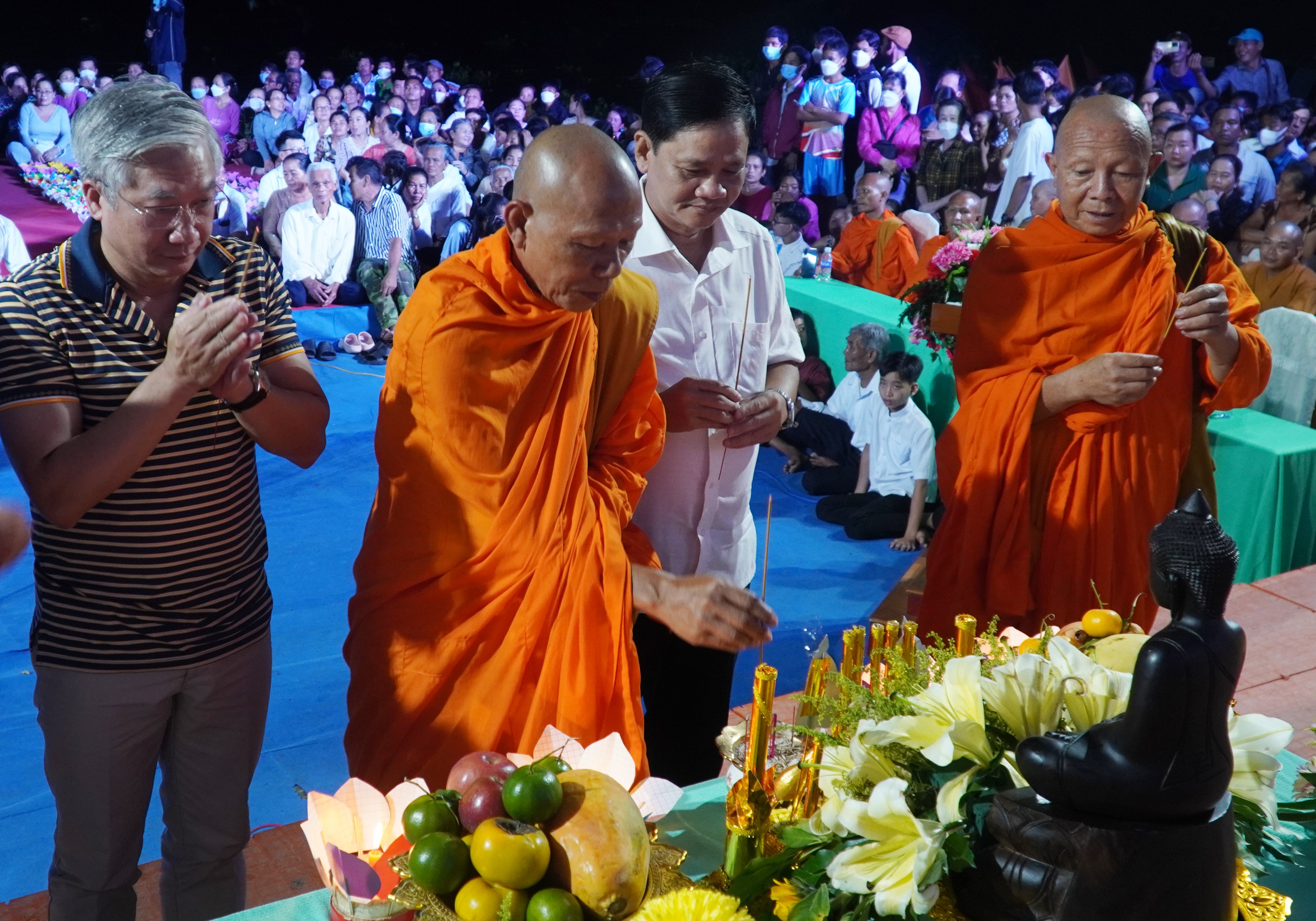 Kiên Giang: Trên 1.000 người tham gia lễ cúng Trăng tại huyện Gò Quao