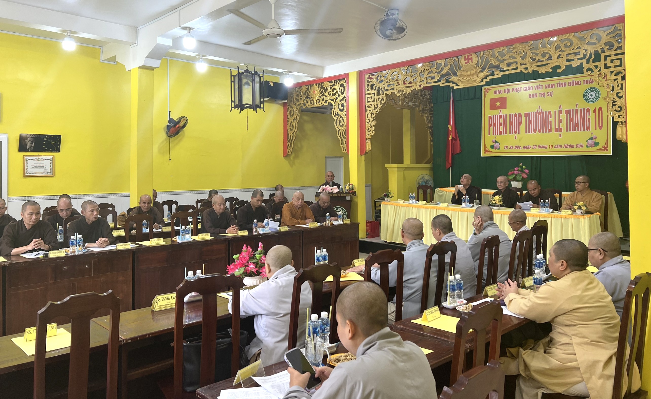 Phật giáo Đồng Tháp triển khai phiên họp với Phật sự quan trọng