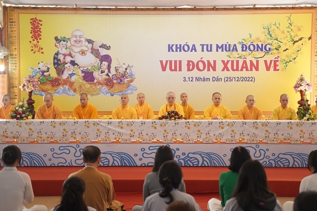 Chùa Từ Lâm tổ chức khóa tu mùa đông “Vui đón xuân về”