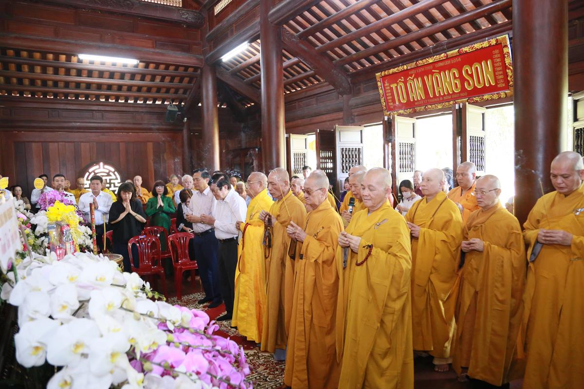 Long An: Chùa Pháp Minh long trọng tổ chức lễ Húy kỵ Hòa thượng Thích Liễu Lạc