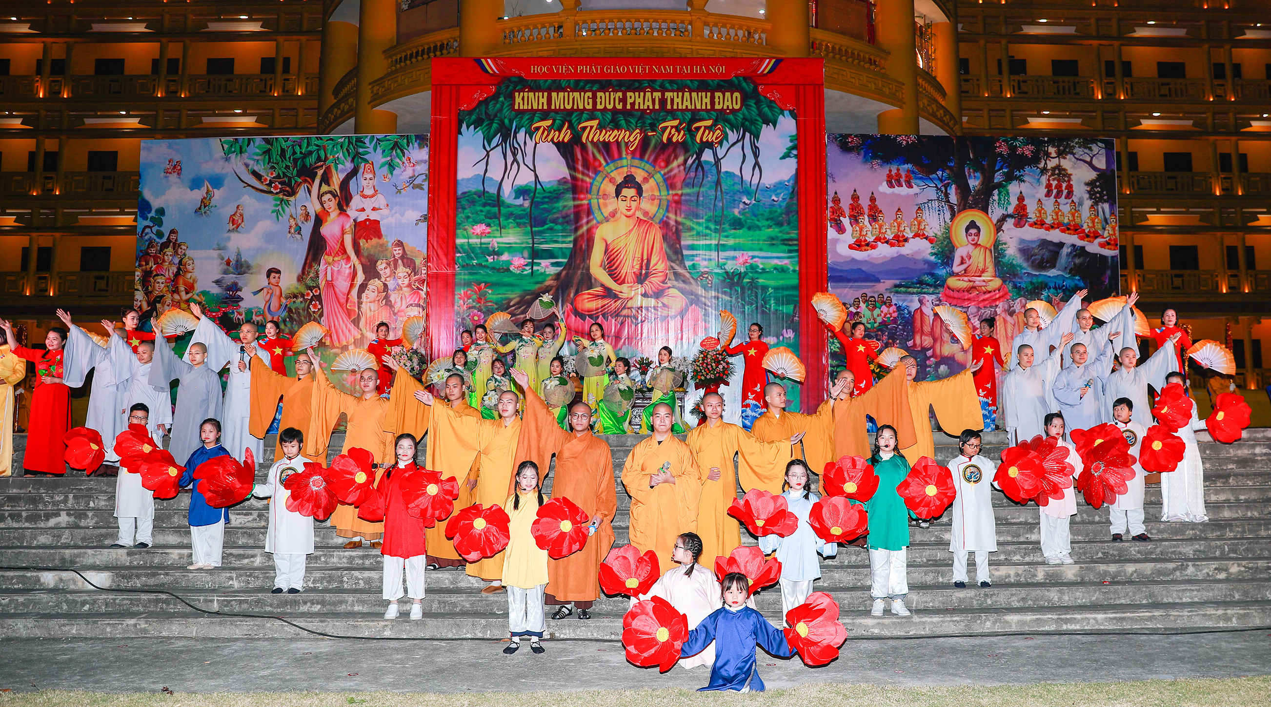 Hà Nội: Học viện Phật giáo Việt Nam kỷ niệm ngày Đức Phật Thích Ca Mâu Ni thành đạo