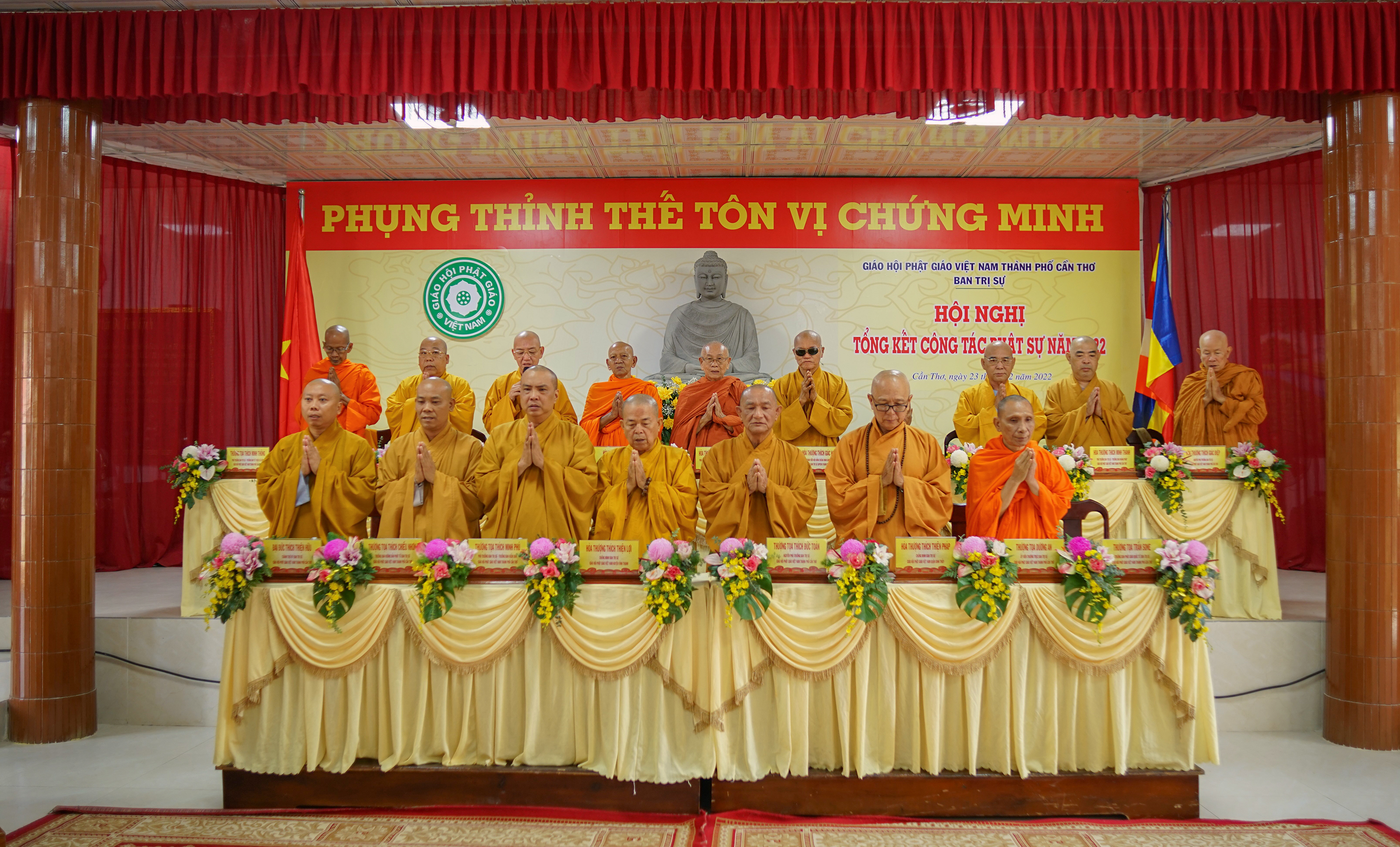 Cần Thơ: Ban Trị sự GHPGVN thành phố Tổng kết công tác Phật sự năm 2022