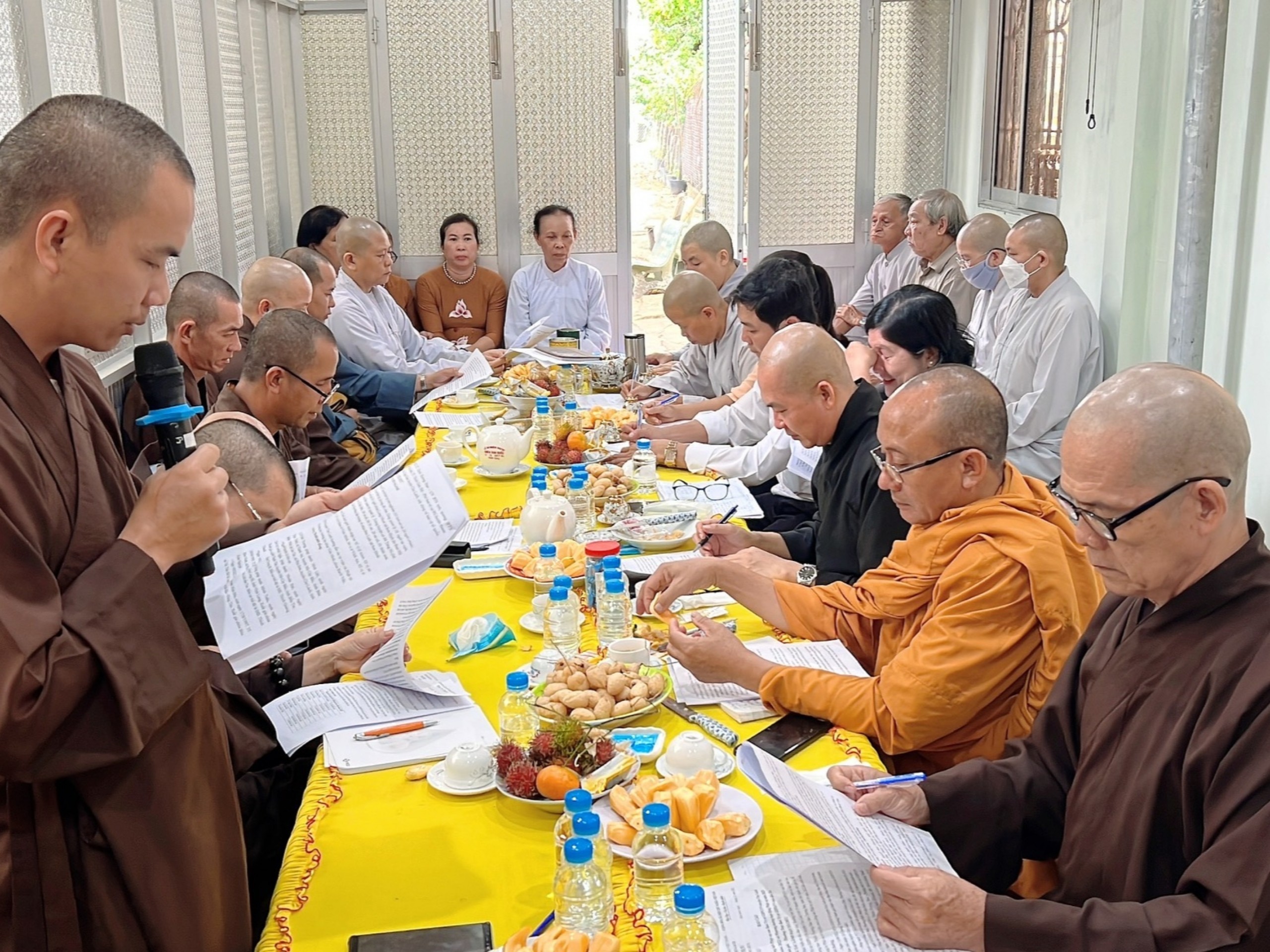 Bến Tre: BTS huyện Chợ Lách tổ chức hội nghị tổng kết công tác Phật sự năm 2022, triển khai công tác Phật sự năm 2023