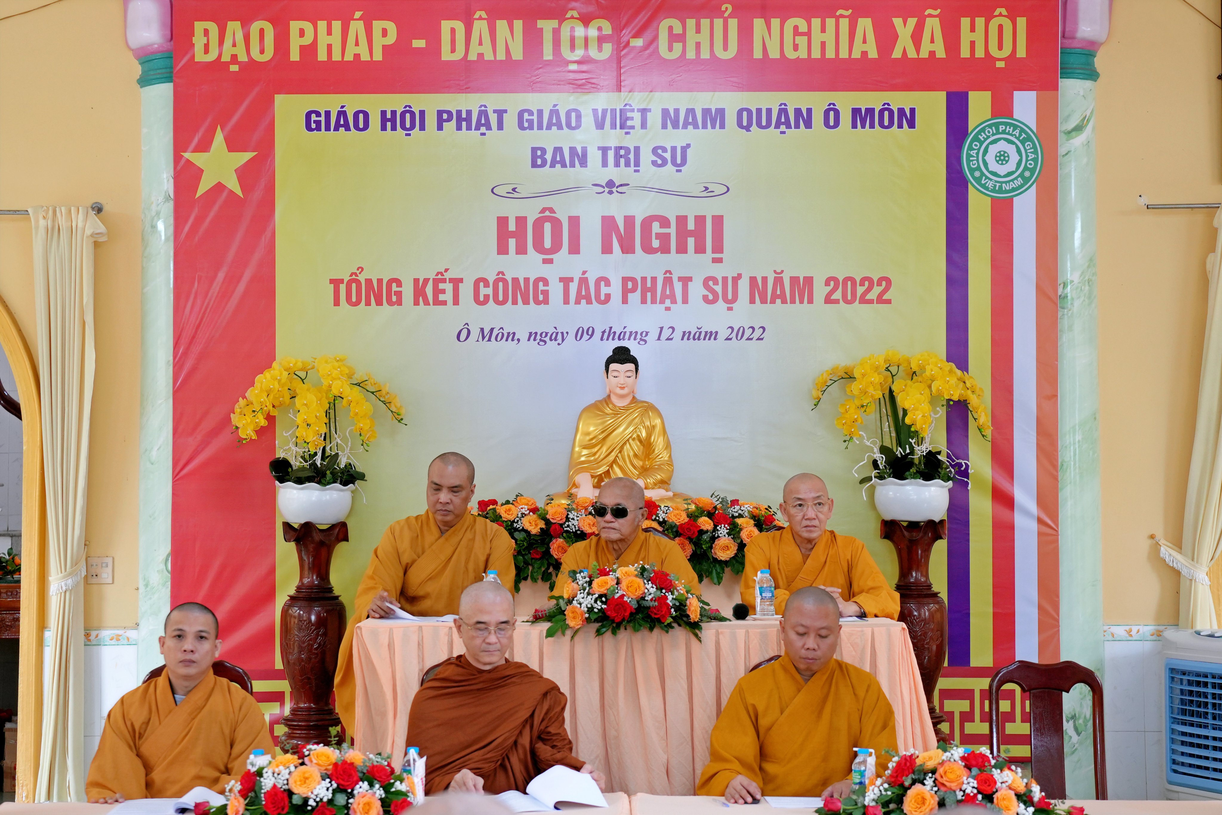 Cần Thơ: Ban Trị sự GHPGVN quận Ô Môn tổng kết công tác Phật sự 2022