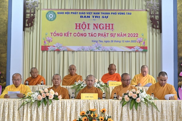 BR-VT: Ban Trị sự Phật giáo TP. Vũng Tàu tổ chức Hội nghị tổng kết công tác Phật sự năm 2022