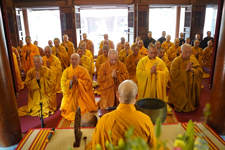 Hà Nội: Chư Tăng chùa Bằng và chùa Lý Triều Quốc Sư khánh tuế HT.Thích Bảo Nghiêm