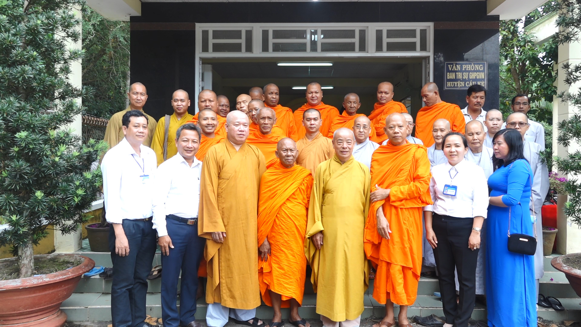 Trà Vinh: BTS GHPGVN huyện Cầu Kè tổng kết công tác Phật sự cuối năm 2022