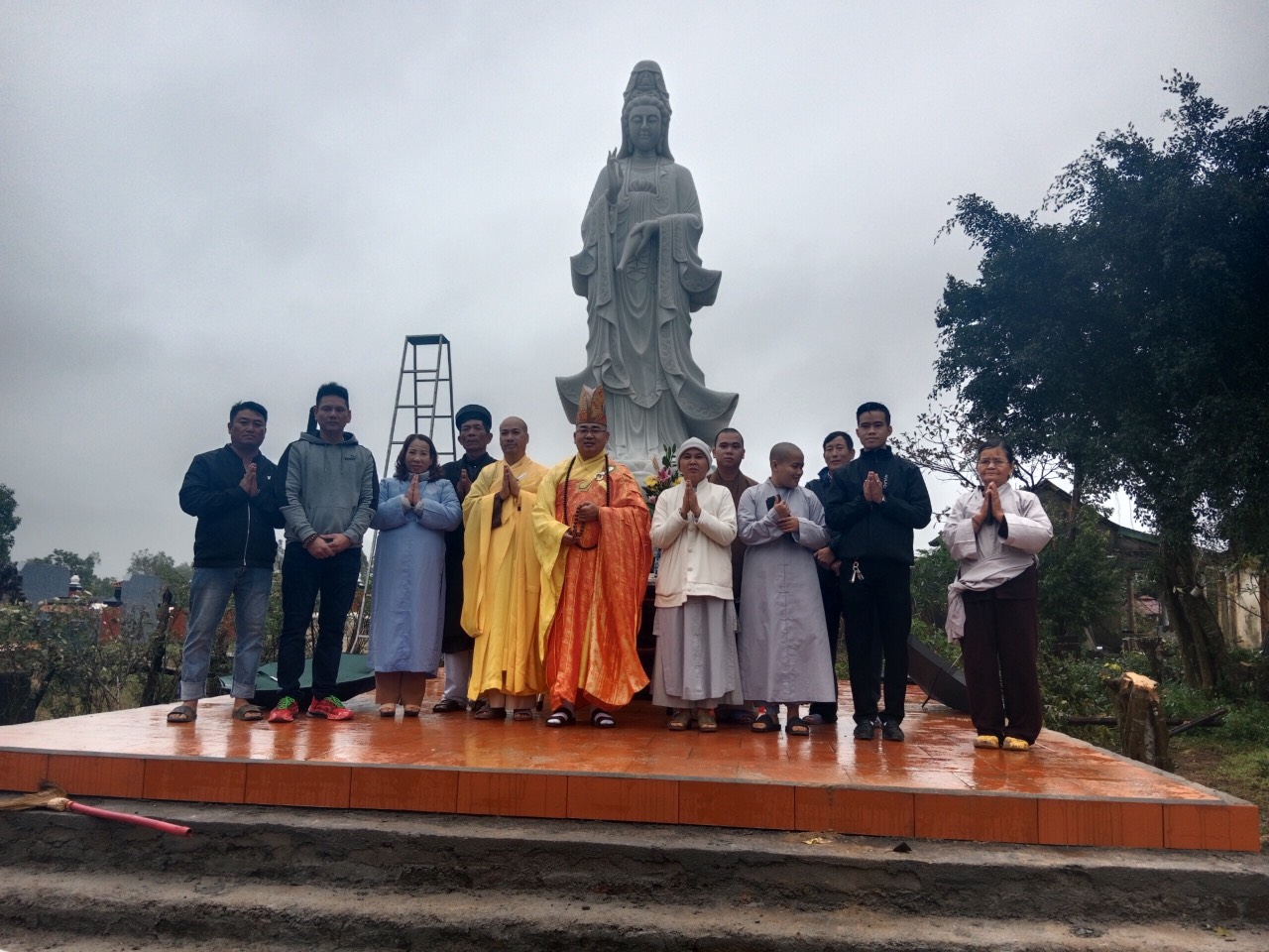 TT-Huế: An vị tượng Bồ tát Quan Thế Âm tại chùa Thanh Dương