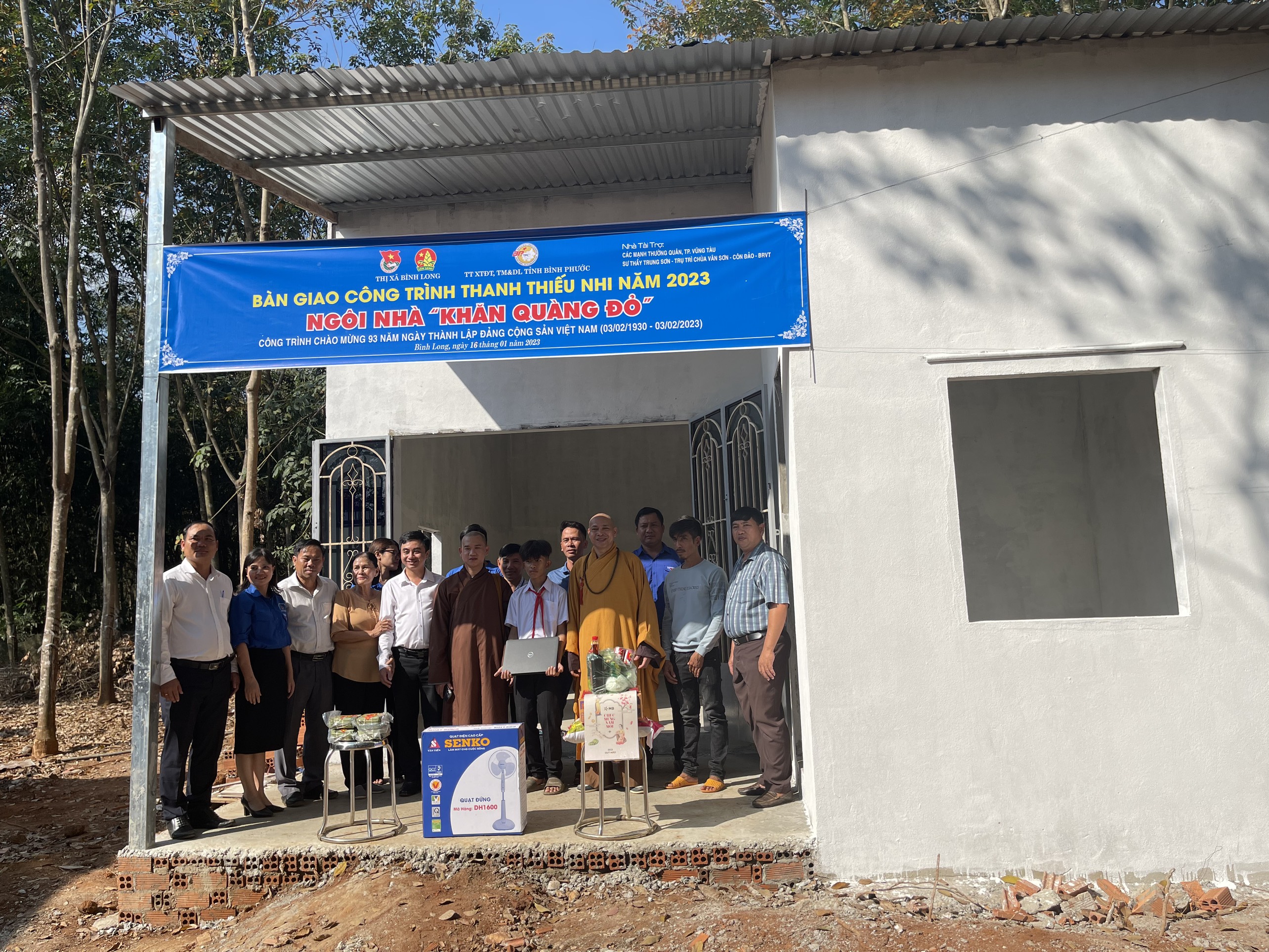 Bình Phước: Trao tặng nhà "Khăn Quàng Đỏ" cho hộ có hoàn cảnh khó khăn tại thị xã Bình Long