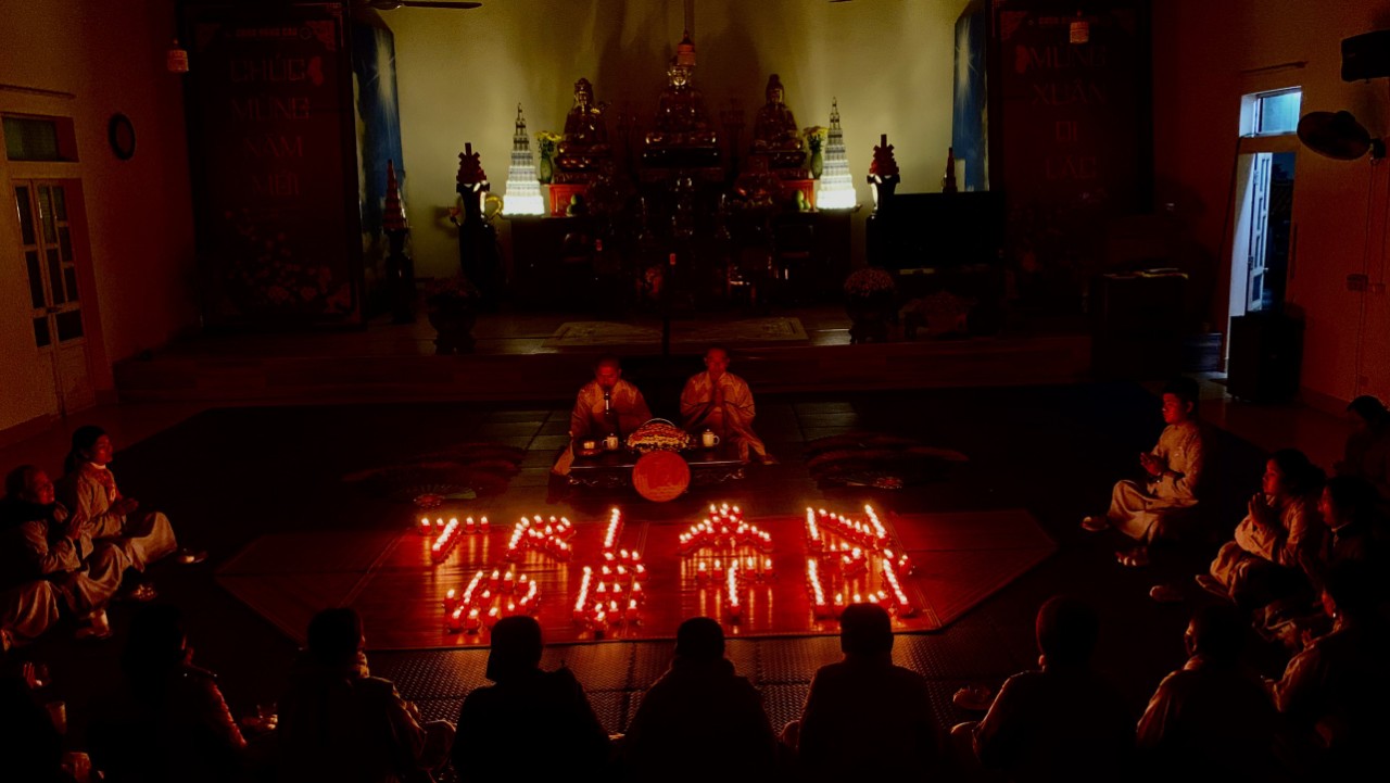 Thanh Hóa: Lễ dựng cây Nêu và tri ân đệ tử lần thứ 5 tại chùa Đống Cao