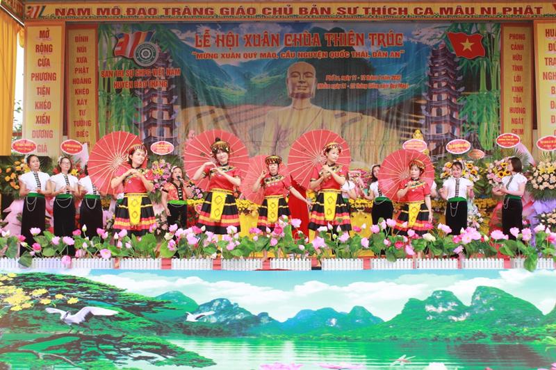 Lào Cai: Lễ hội mùa Xuân chùa Thiên Trúc năm 2023