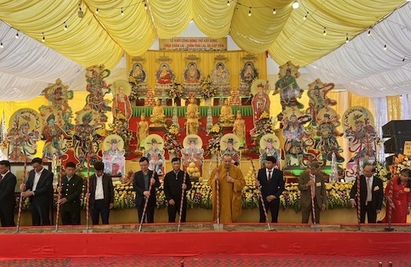 Hải Phòng: Lễ khởi công động thổ xây dựng Đại hùng bảo điện chùa Chân Lai