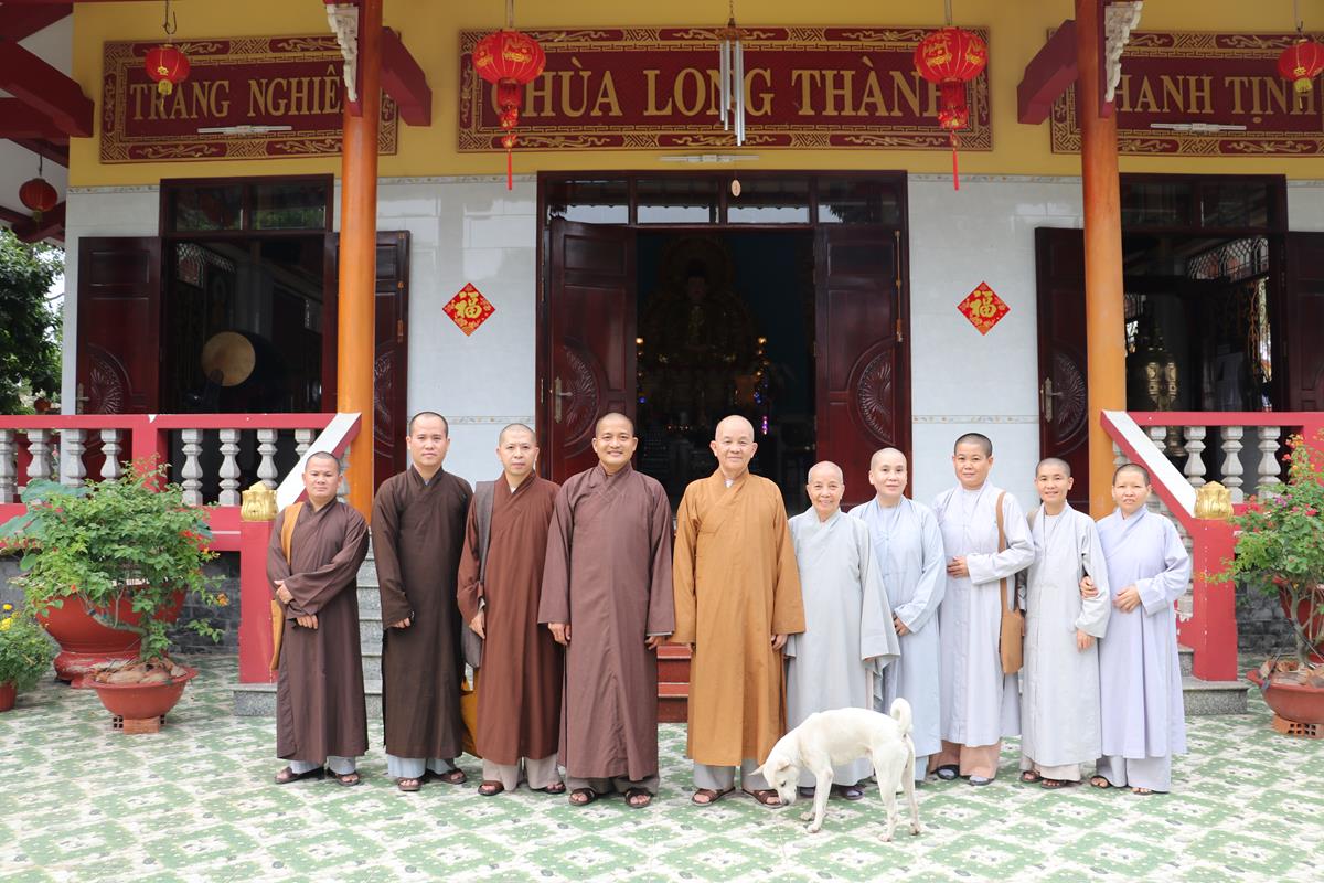 Long An: Ban Thường trực BTS GHPGVN tỉnh khảo sát trú xứ tổ chức Đại Giới đàn Liễu Lạc năm 2023