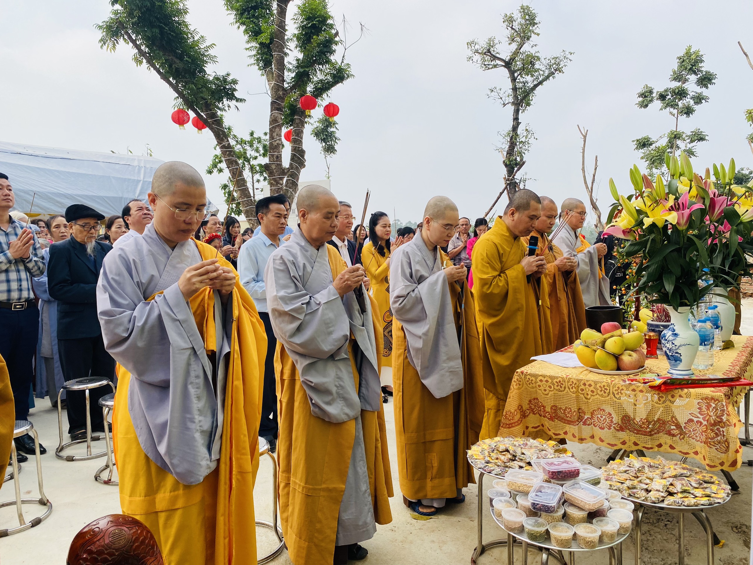 Hà Nội: Lễ an vị long cốt ngôi Tam bảo chùa Khô