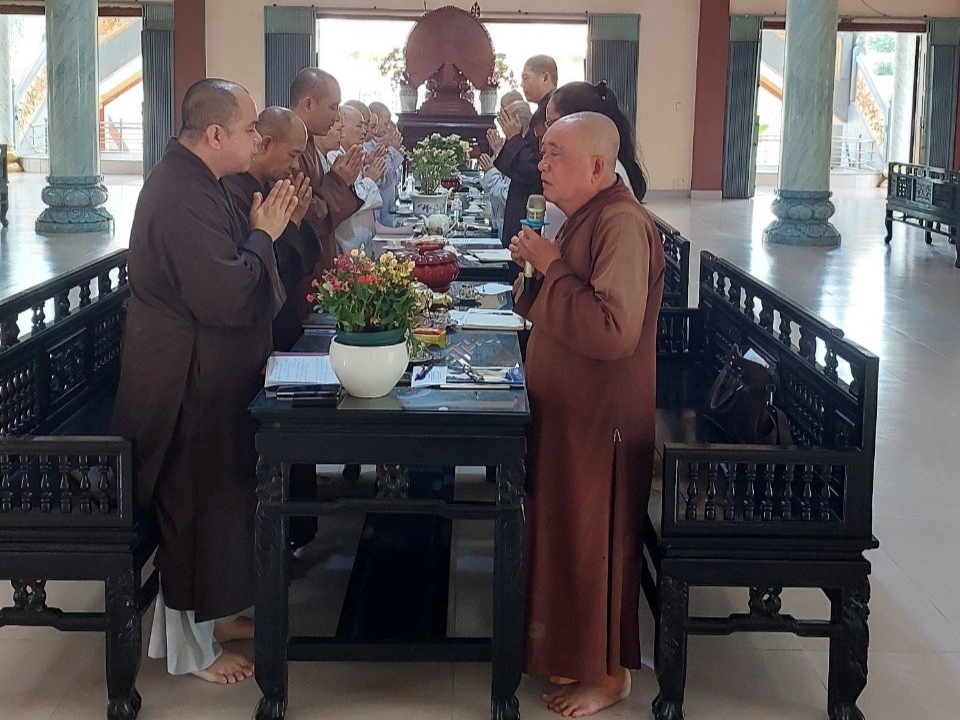 Bến Tre: Thường trực BTS Phật giáo huyện Thạnh Phú họp đầu xuân triển khai Phật sự quý I